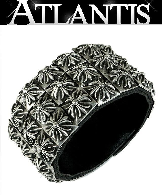 Chrome Hearts RARE Alligator Punk Stud Spike Bracelet | Grailed