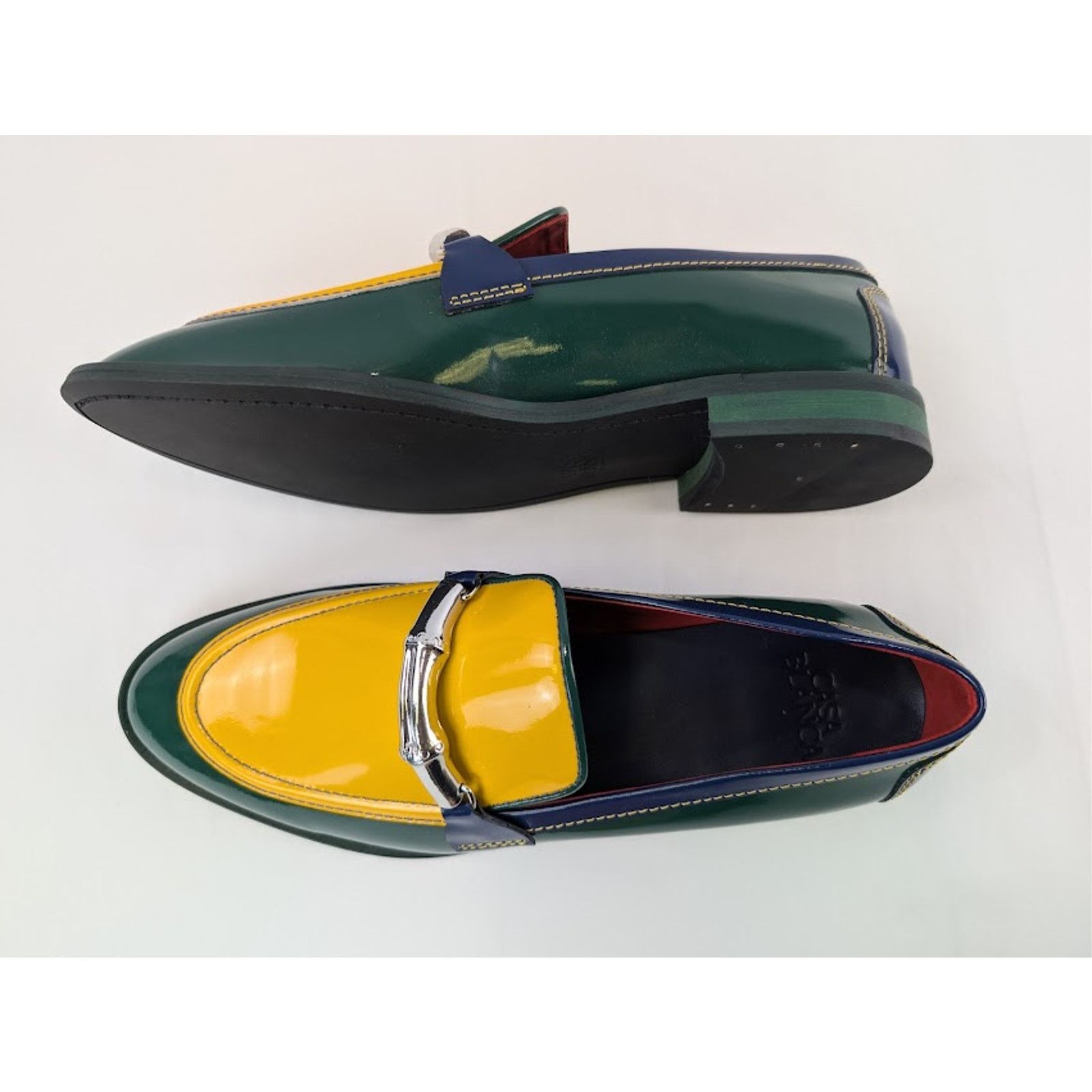 Casablanca o1rshd1 Leather Bamboo Loafer Boots in Multi Size US 10 / EU 43 - 2 Thumbnail