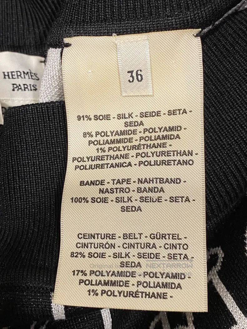 Hermes Hermes Casual Pants, Mainly Silk Material, Pig Nose Chain Size 24" / US 00 / IT 34 - 4 Thumbnail