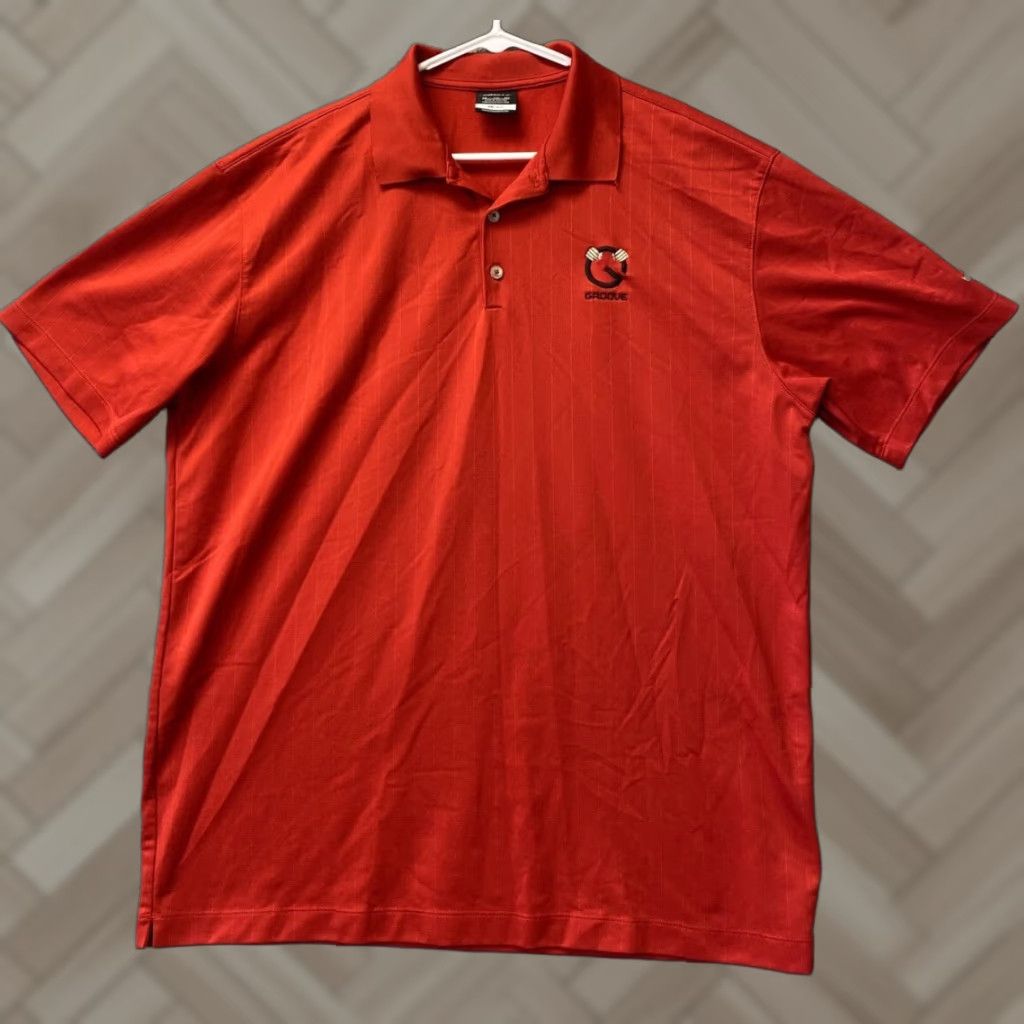 Nike Nike Golf Fit Dry Polo Shirt Men's XXL Short Sleeve Red Mens /111-42 Size US XXL / EU 58 / 5 - 1 Thumbnail