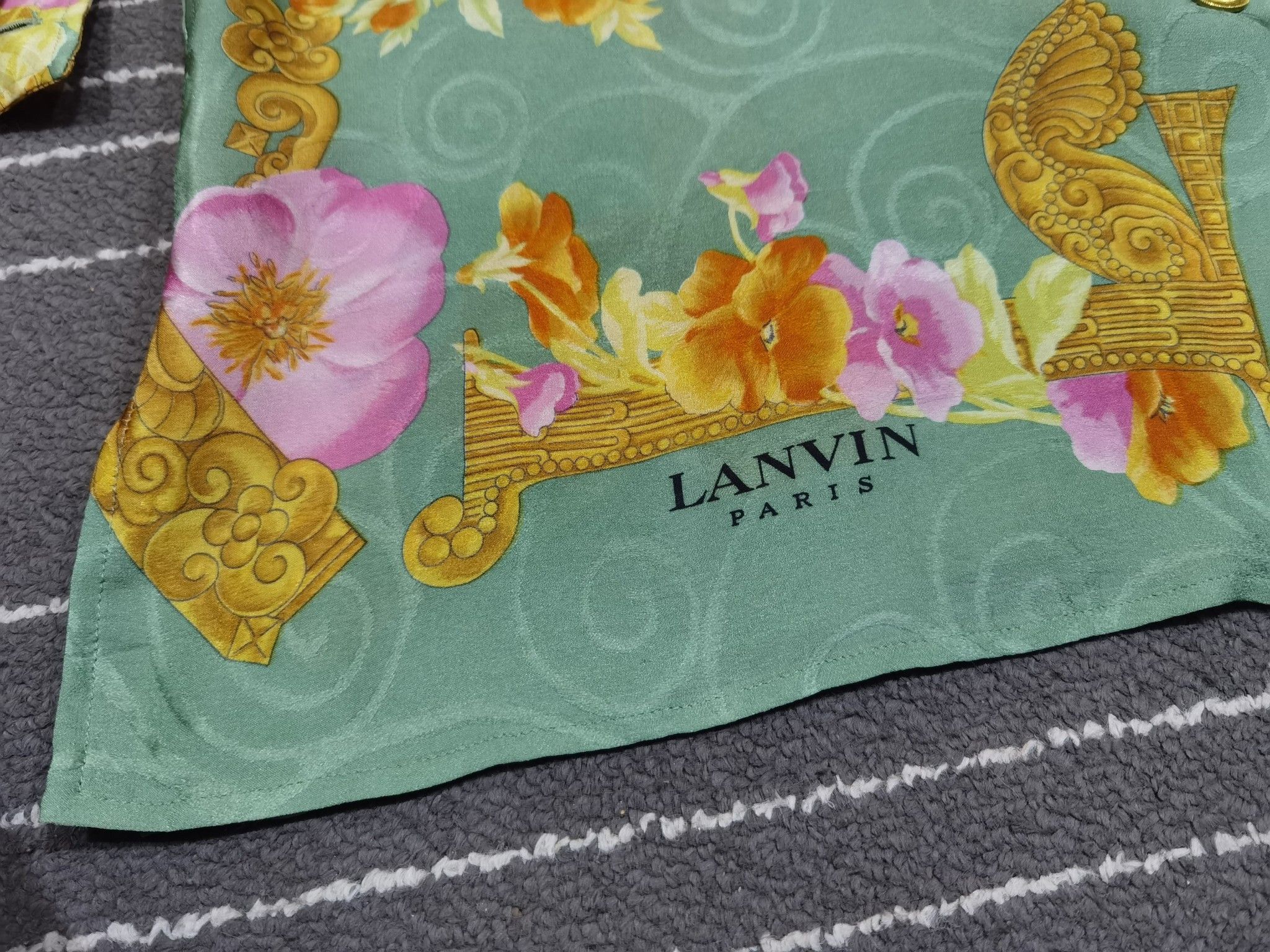 Lanvin LANVIN PARIS vintage luxury silk M 7118 Size M / US 6-8 / IT 42-44 - 8 Thumbnail