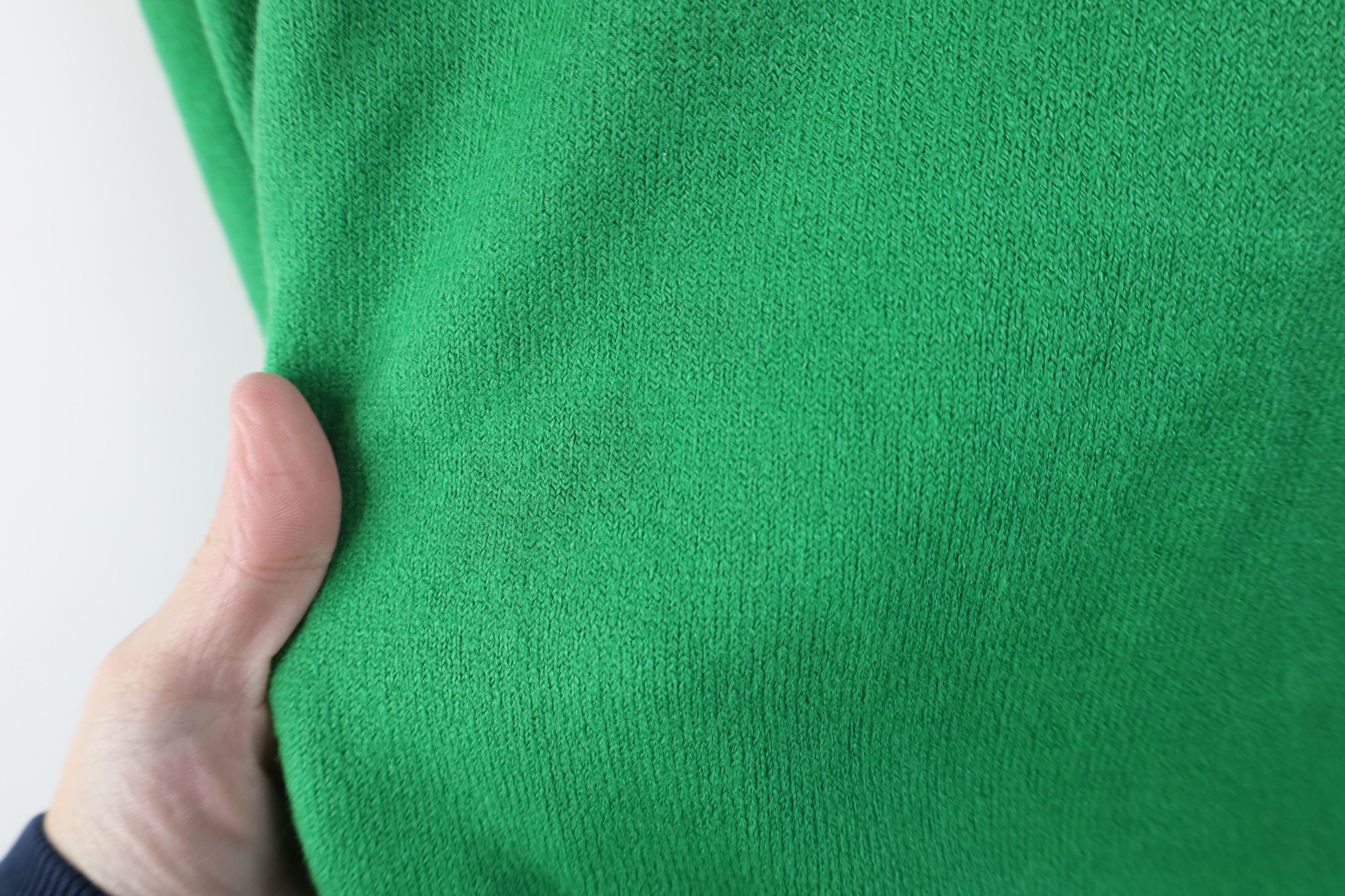Vintage Vintage 70s Streetwear Knit The Masters Golf Sweater Green Size US L / EU 52-54 / 3 - 5 Thumbnail