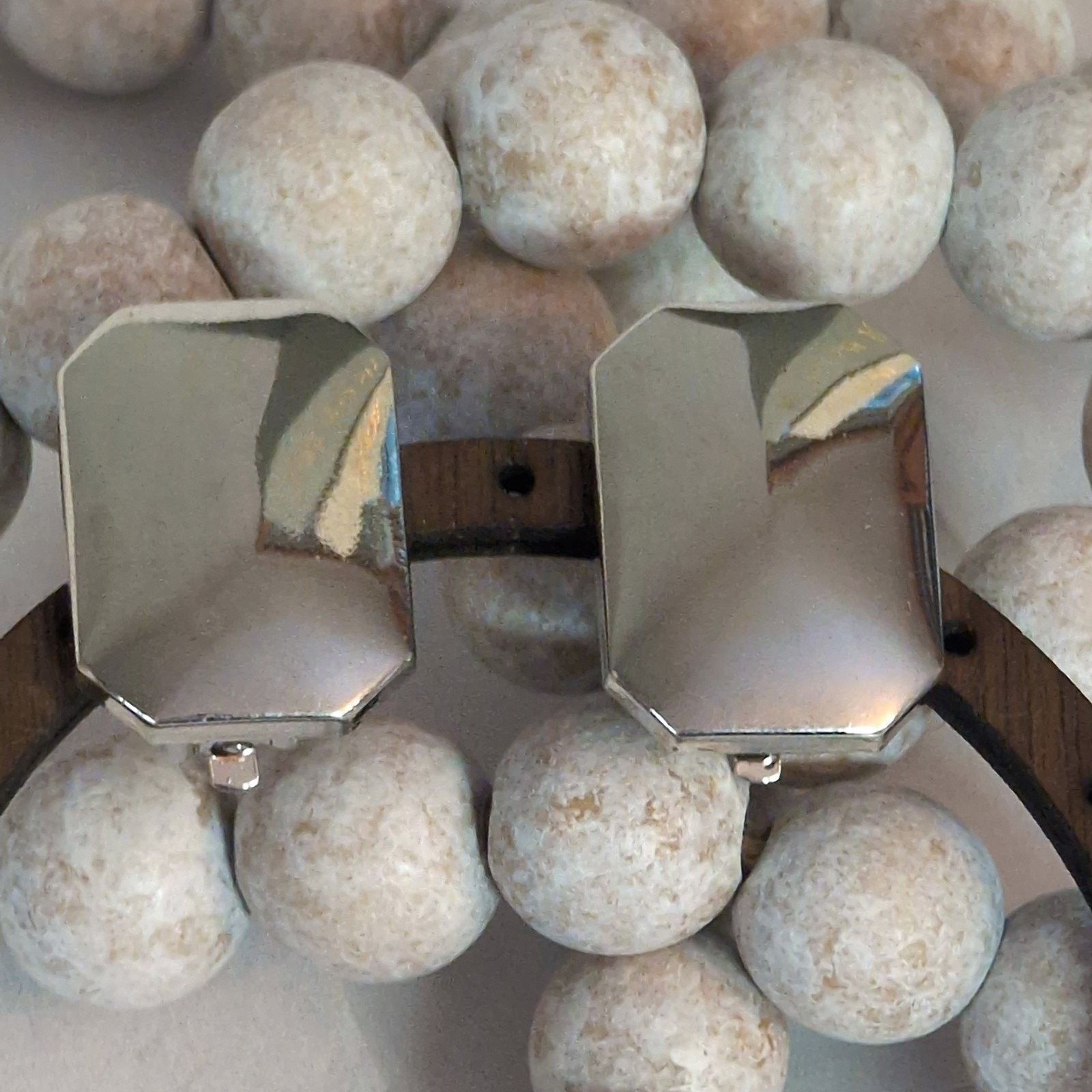 Jordache VTG 1980 Jordache Silver Mirrored Rectangle Clip-On Earrings Size ONE SIZE - 1 Thumbnail