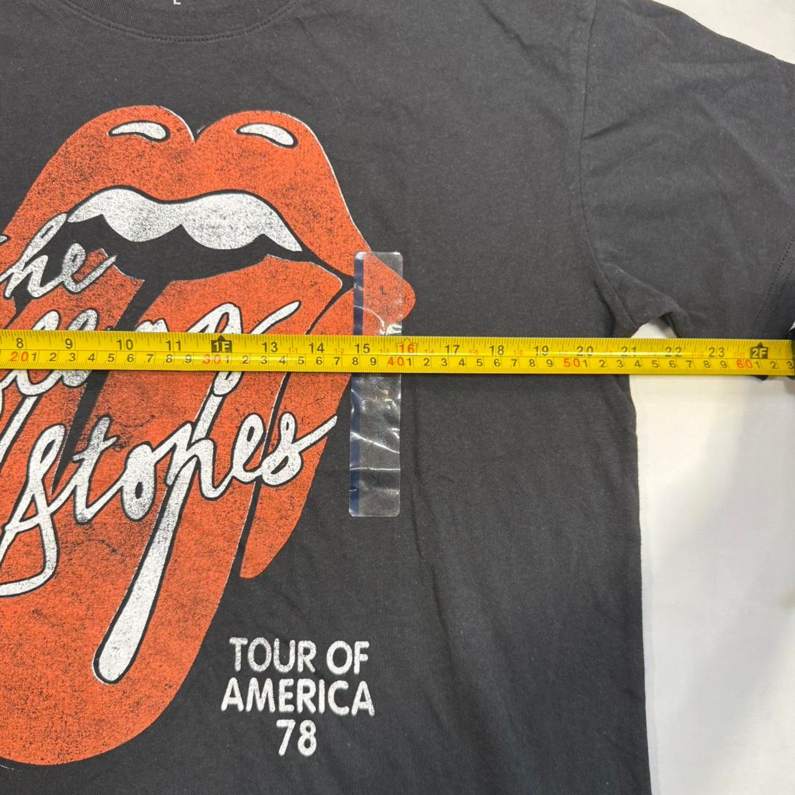 & Other Stories Black Rolling Stones Tour of America 1978 T-shirt Size US L / EU 52-54 / 3 - 2 Thumbnail
