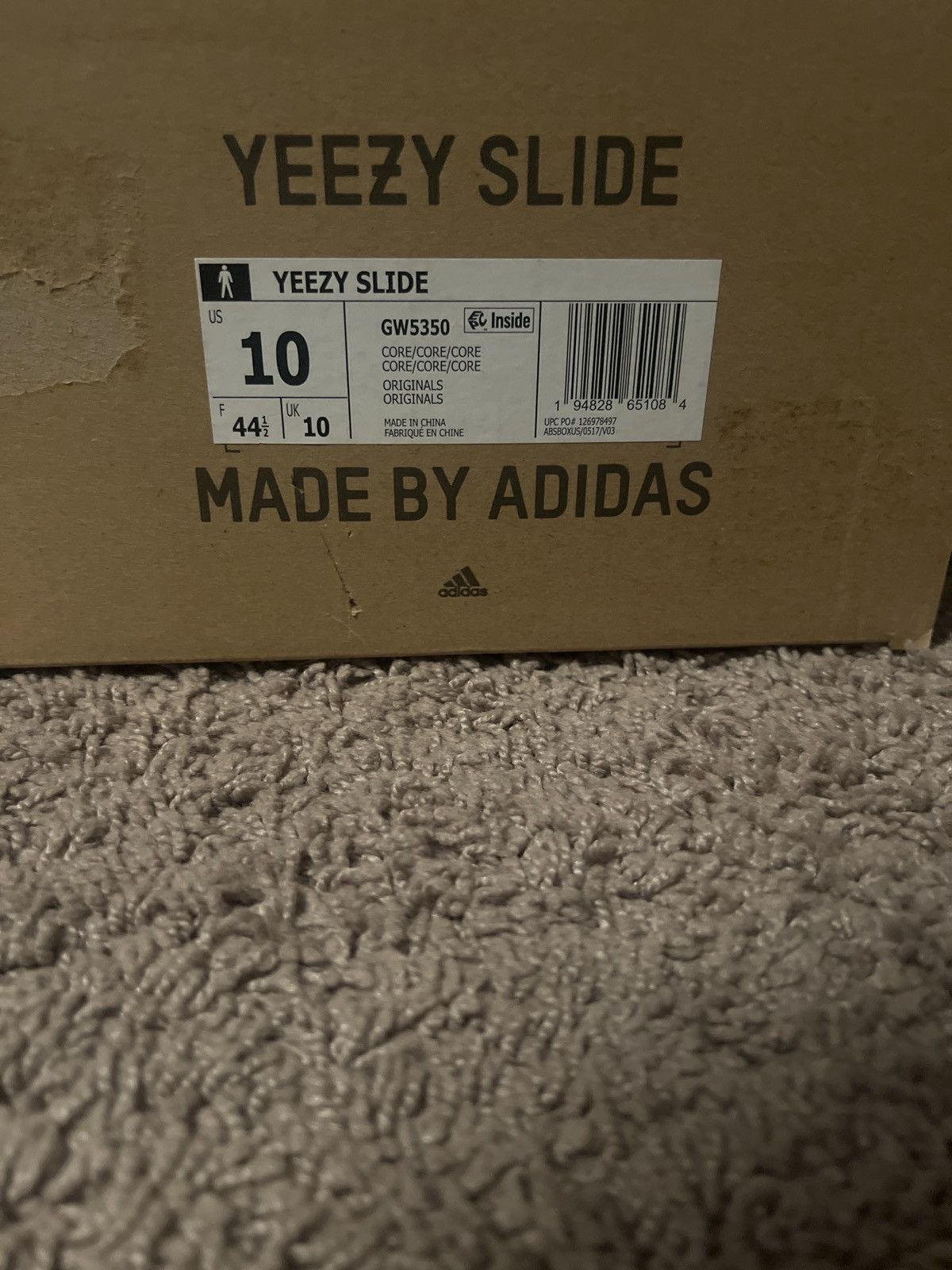 Yeezy Adidas Yeezy Slide Core Size US 10 / EU 43 - 10 Thumbnail
