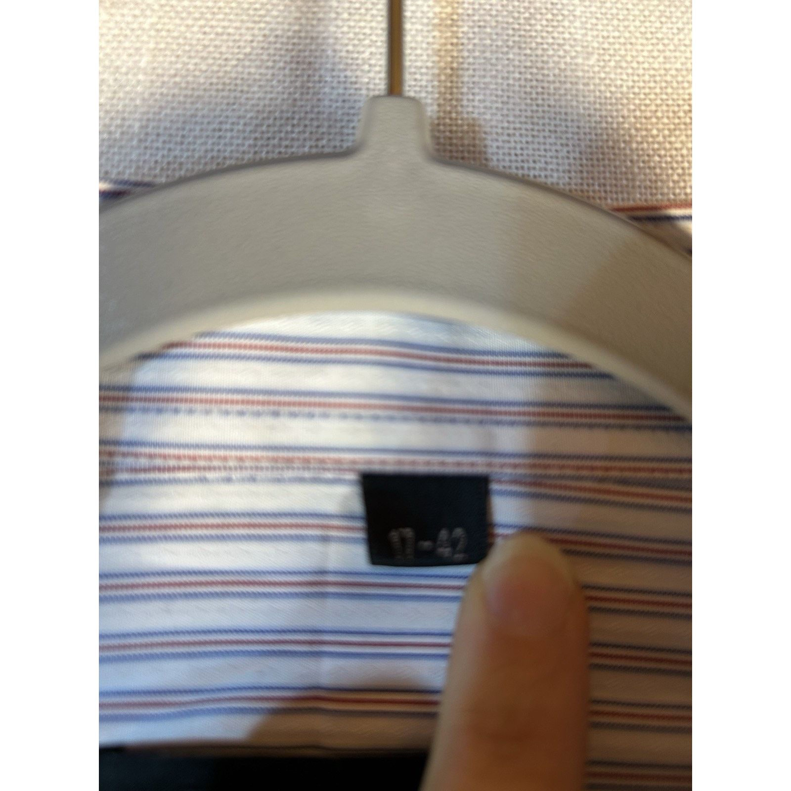 Giorgio Armani Giorgio Armani Mens 17 42 Lt Weight Dress Button Pocket Size US L / EU 52-54 / 3 - 5 Thumbnail