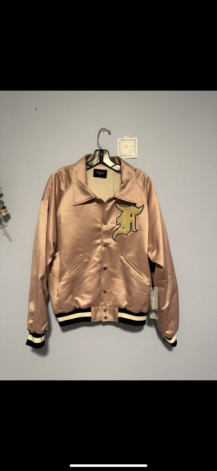 【破格‼】fear of godサテンジャケット 楽天市場】FEAR OF GOD Fifth Collection Satin Baseball Jacket