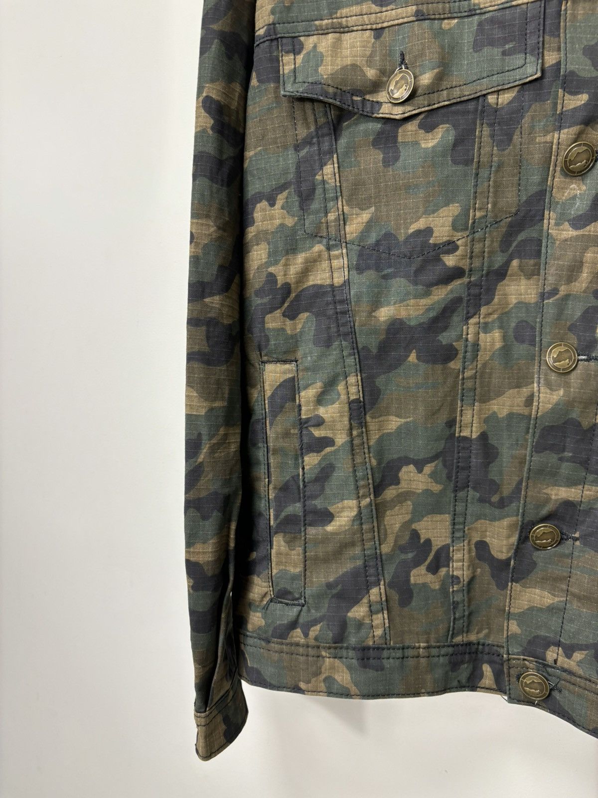 Ecko Unltd. Vintage Ecko Unltd. Y2K Embroidered Logo Hype Camo Jacket Size US L / EU 52-54 / 3 - 8 Thumbnail
