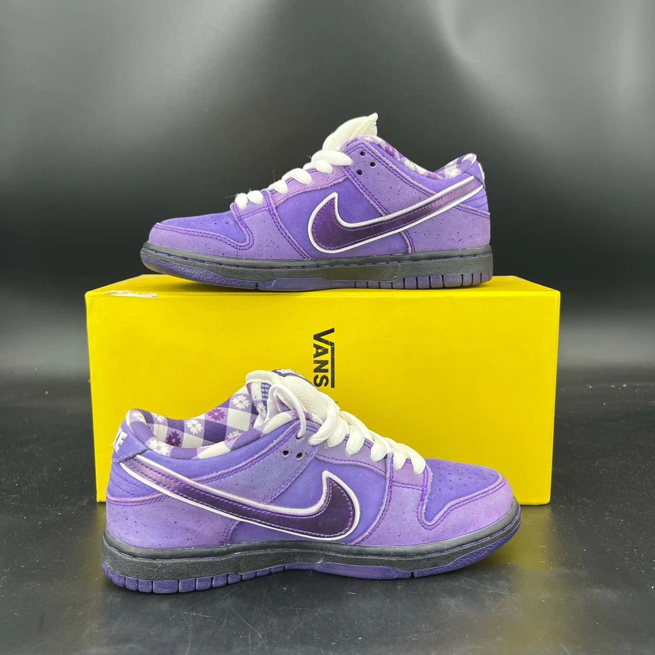 Nike Nike Dunk SB Purple Lobster 36 Worn 2-3x Stars Box Size US 5 / IT 35 - 2 Thumbnail