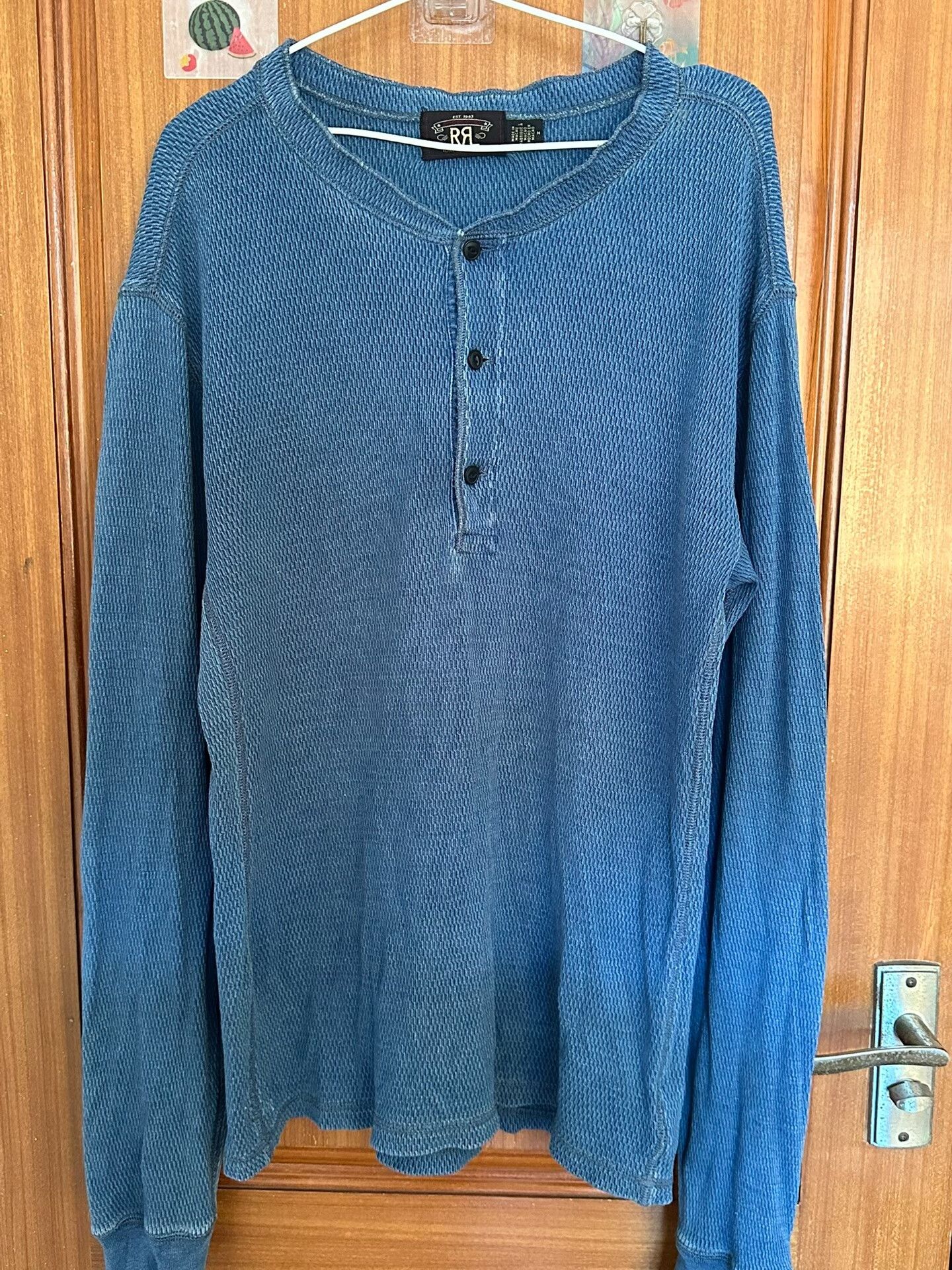 RRL Ralph Lauren RRL Ralph Lauren Blue Long-Sleeve Sweater M Size US M / EU 48-50 / 2 - 1 Thumbnail