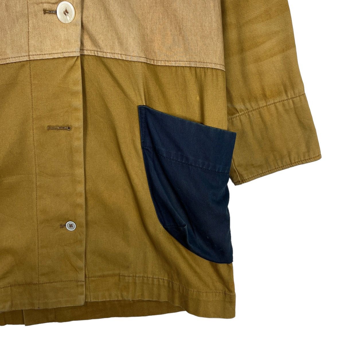 Issey Miyake 🔥 POU DOU DOU ISSEY MIYAKE PATCHWORK HOODIE JACKET Size US M / EU 48-50 / 2 - 6 Thumbnail
