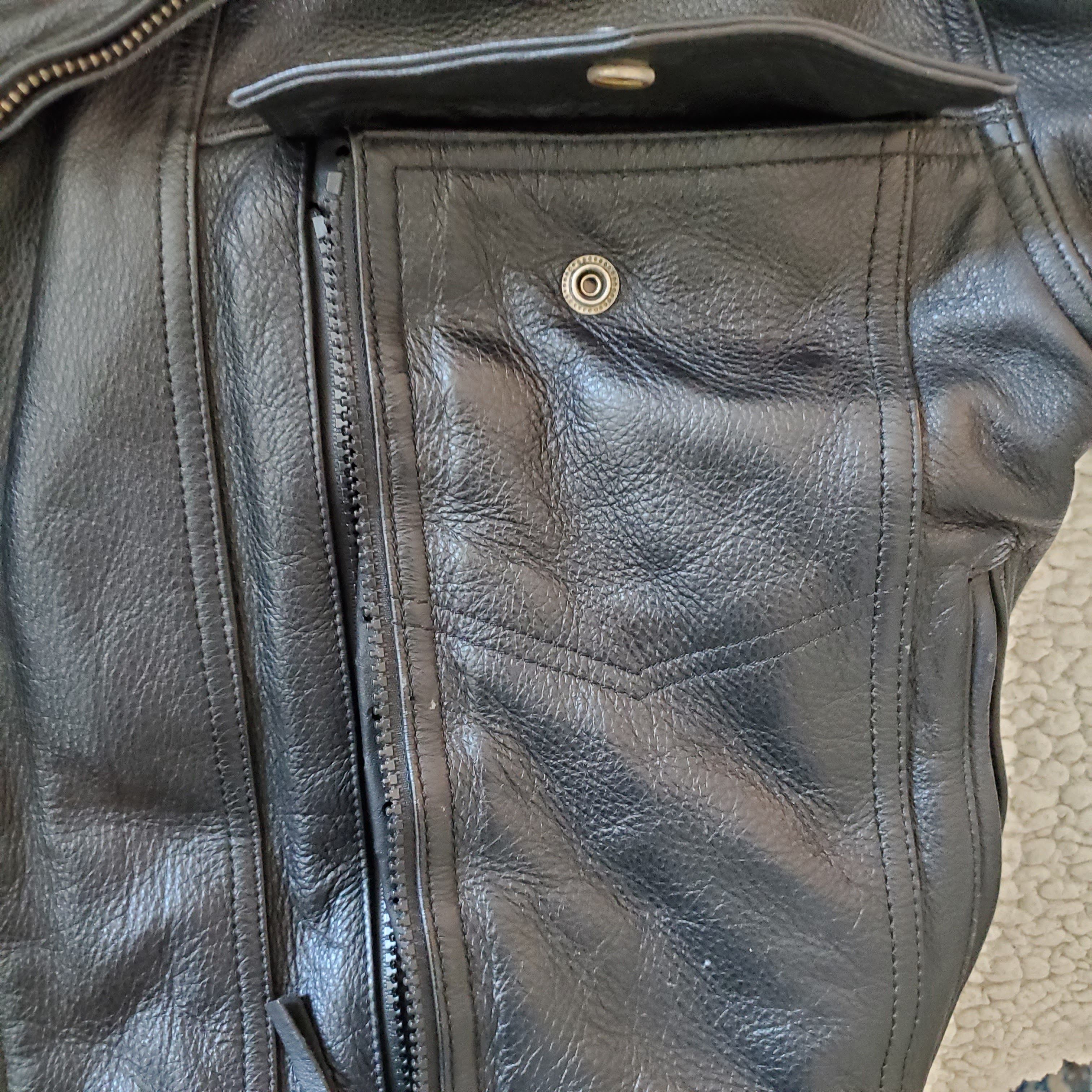 Harley Davidson Genuine vintage Harley Davidson leather riding jacket Size US XL / EU 56 / 4 - 15 Thumbnail