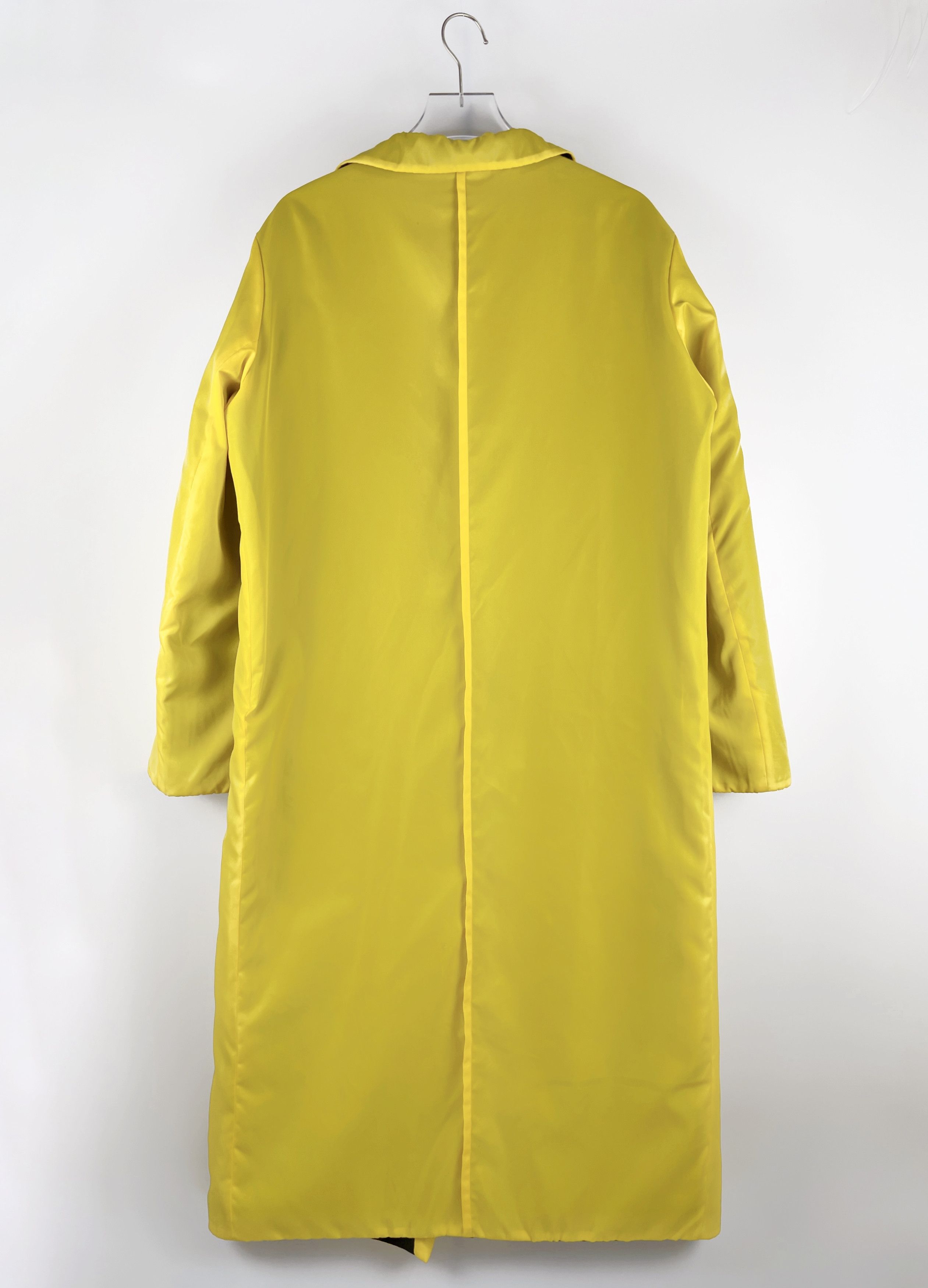 Yohji Yamamoto Y's Yellow Puffer Trench Coat Size US M / EU 48-50 / 2 - 5 Thumbnail
