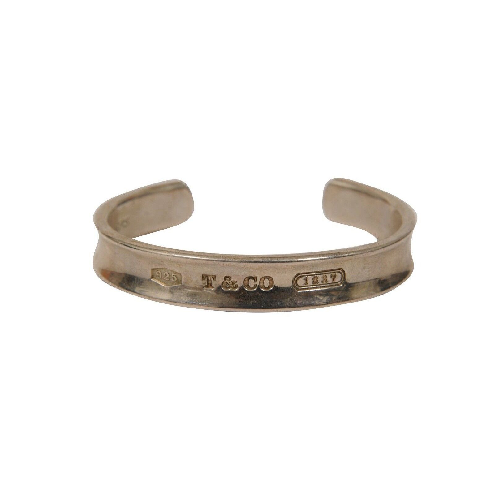 1837 Sterling .925 Silver Wide Wrist Cuff Bracelet