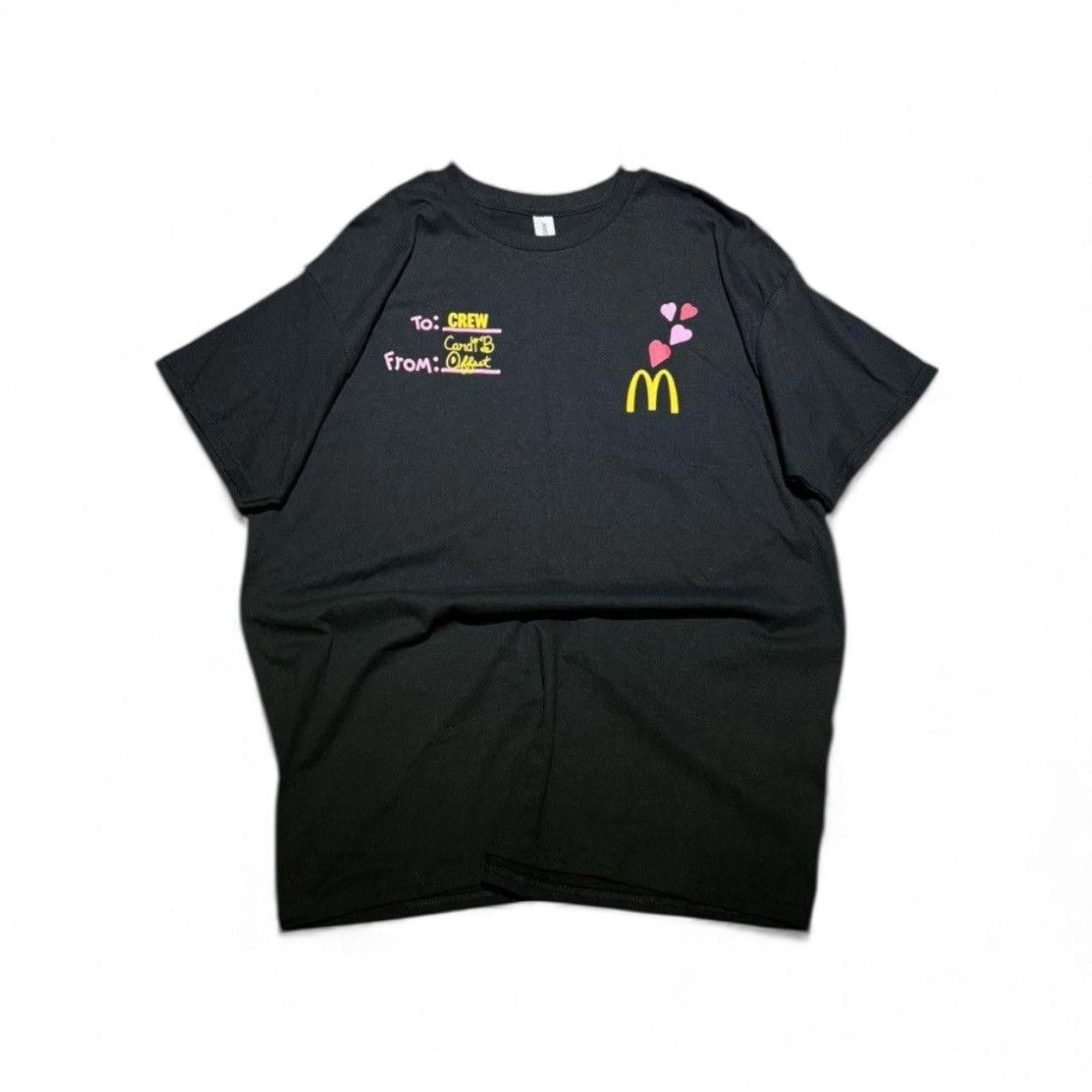 Other [NEW] Cardi B x McDonald’s Staff Tee Size US XL / EU 56 / 4 - 1 Thumbnail