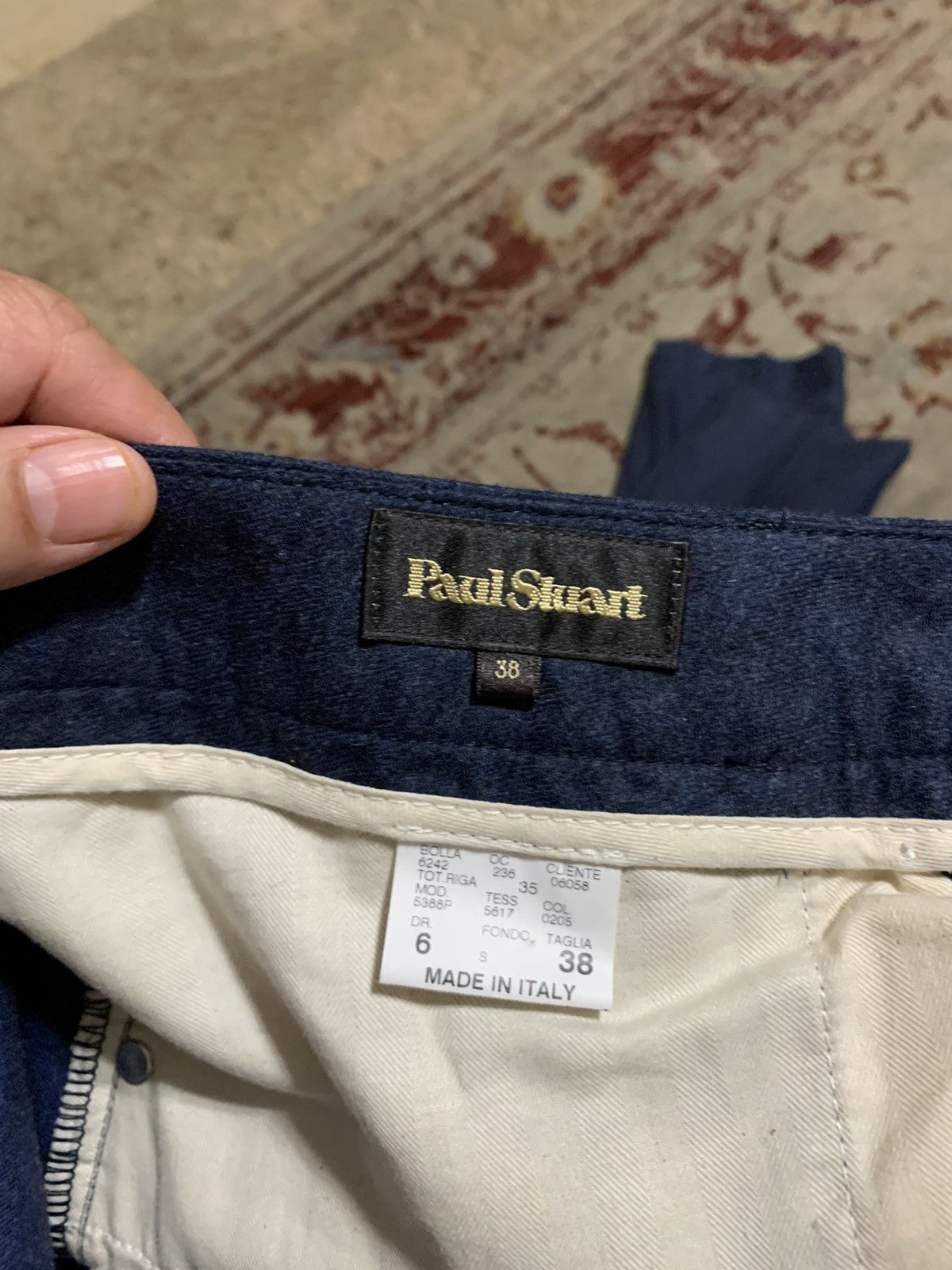 Paul Stuart 100% Virgin Wool Jean pants Size US 36 / EU 52 - 7 Thumbnail