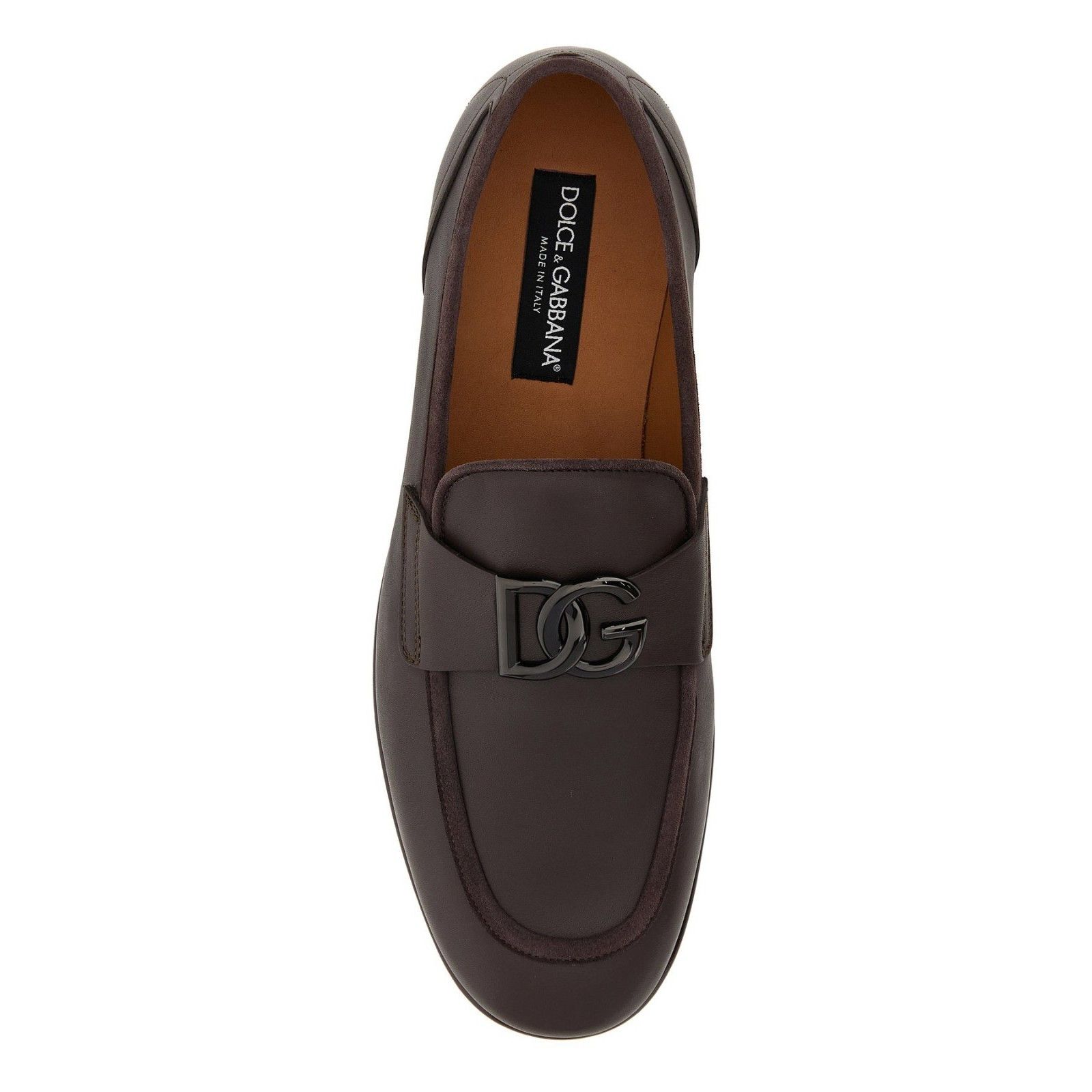 Dolce & Gabbana DOLCE & GABBANA Brown Leather Loafers New & Authentic (Men's Size US 7 / EU 40 - 2 Thumbnail