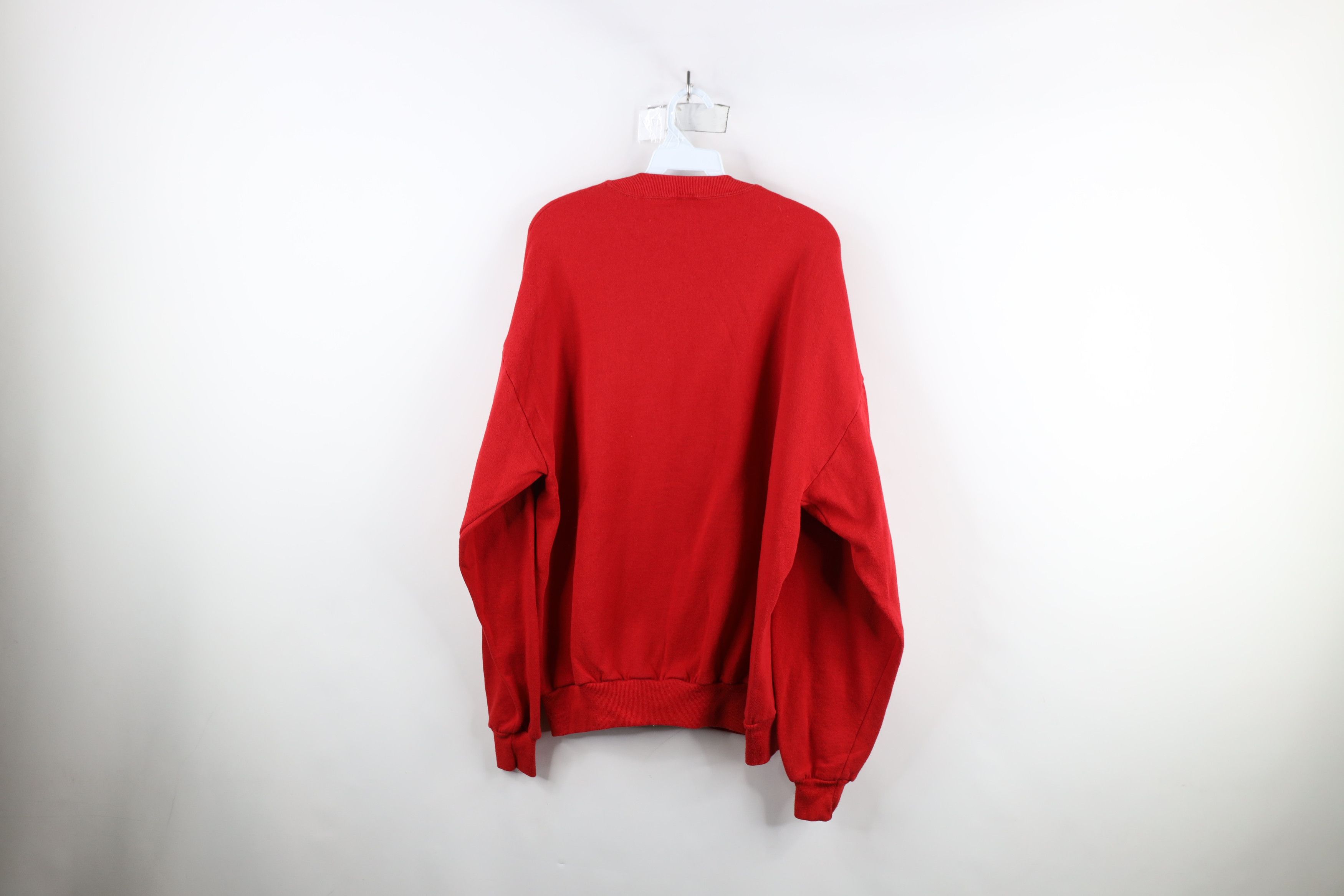Vintage Vintage 90s Streetwear Tree Crewneck Sweatshirt Red USA Size XL / US 12-14 / IT 48-50 - 12 Thumbnail