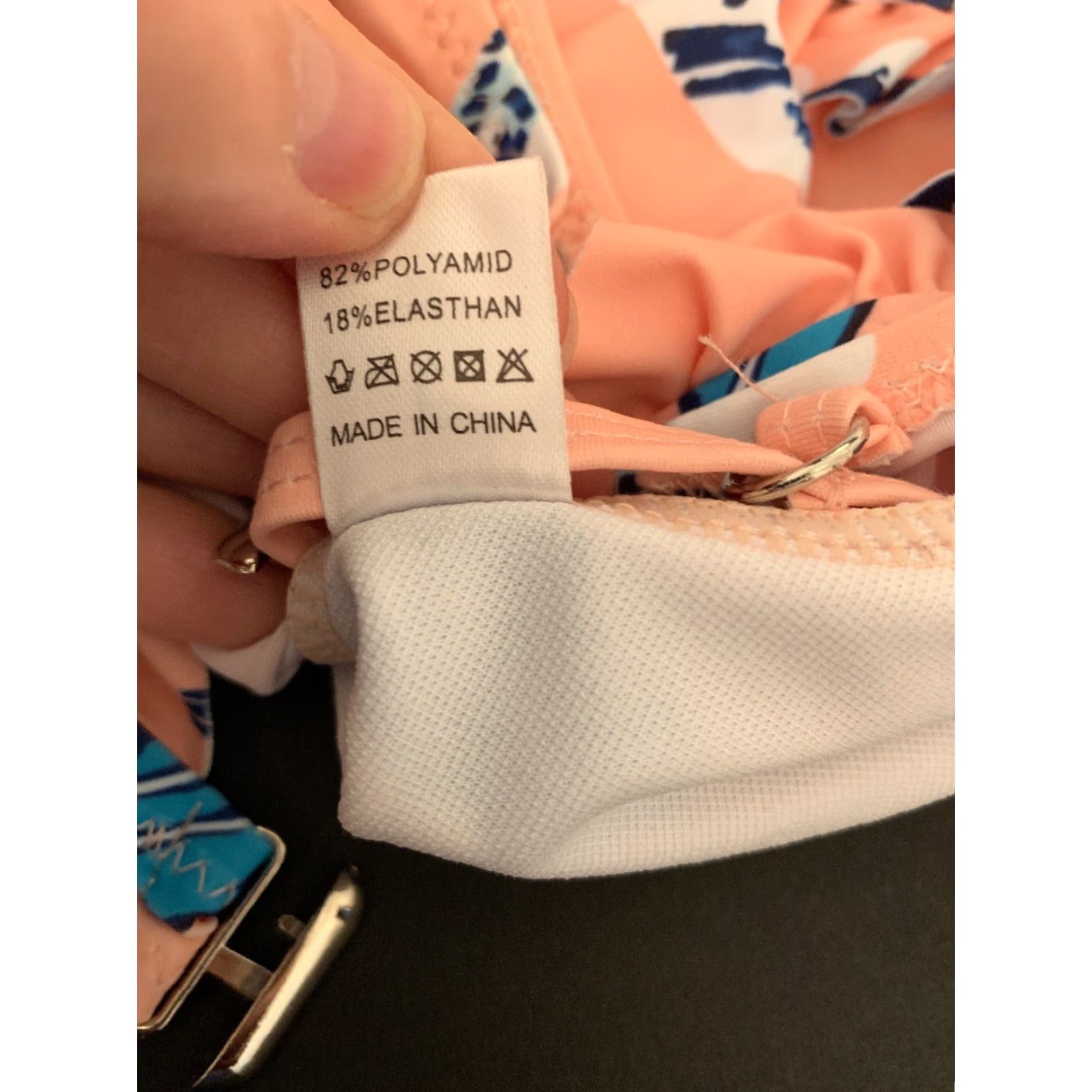 Vintage VINTAGE TengWeng Monokini Peach One Piece Women's Swimsuit Bathing Suit New NIP Size L / US 10 / IT 46 - 7 Thumbnail