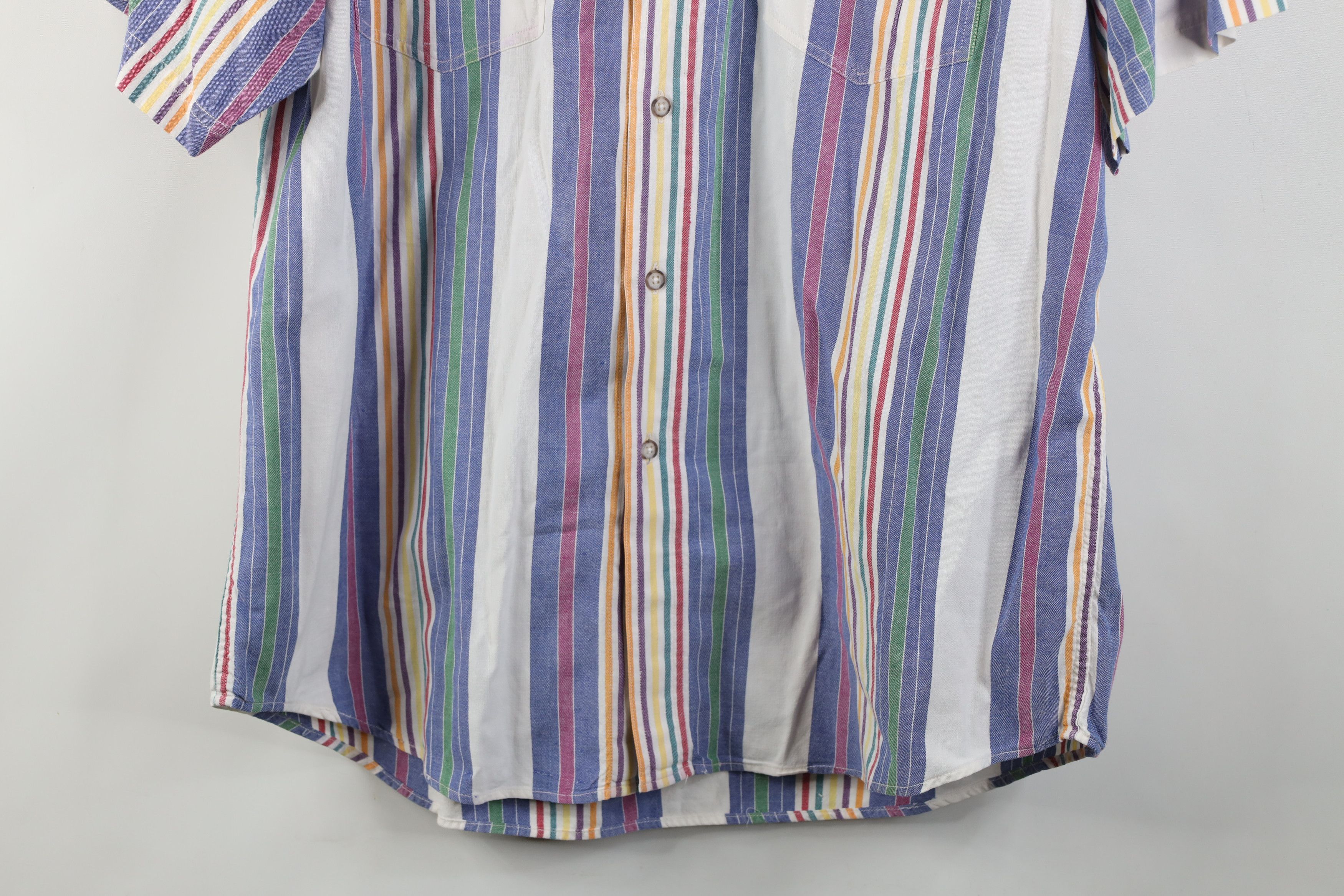 Vintage Vintage 90s Streetwear Short Sleeve Button Down Shirt Size US XL / EU 56 / 4 - 3 Thumbnail