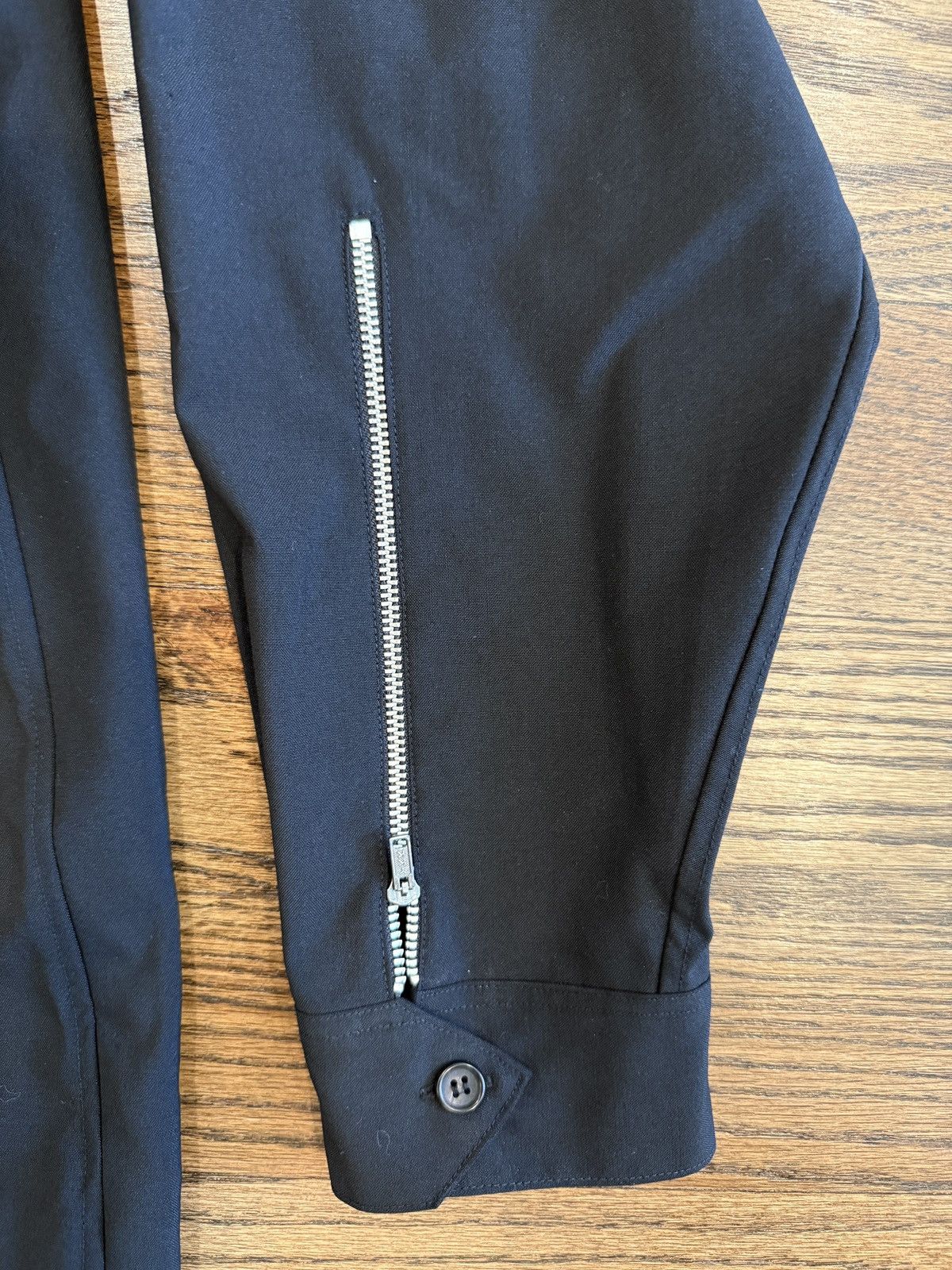 Yohji Yamamoto Yohji Yamamoto Pour Homme AW97 Zipper Wool Shirt Jacket Size US M / EU 48-50 / 2 - 2 Thumbnail