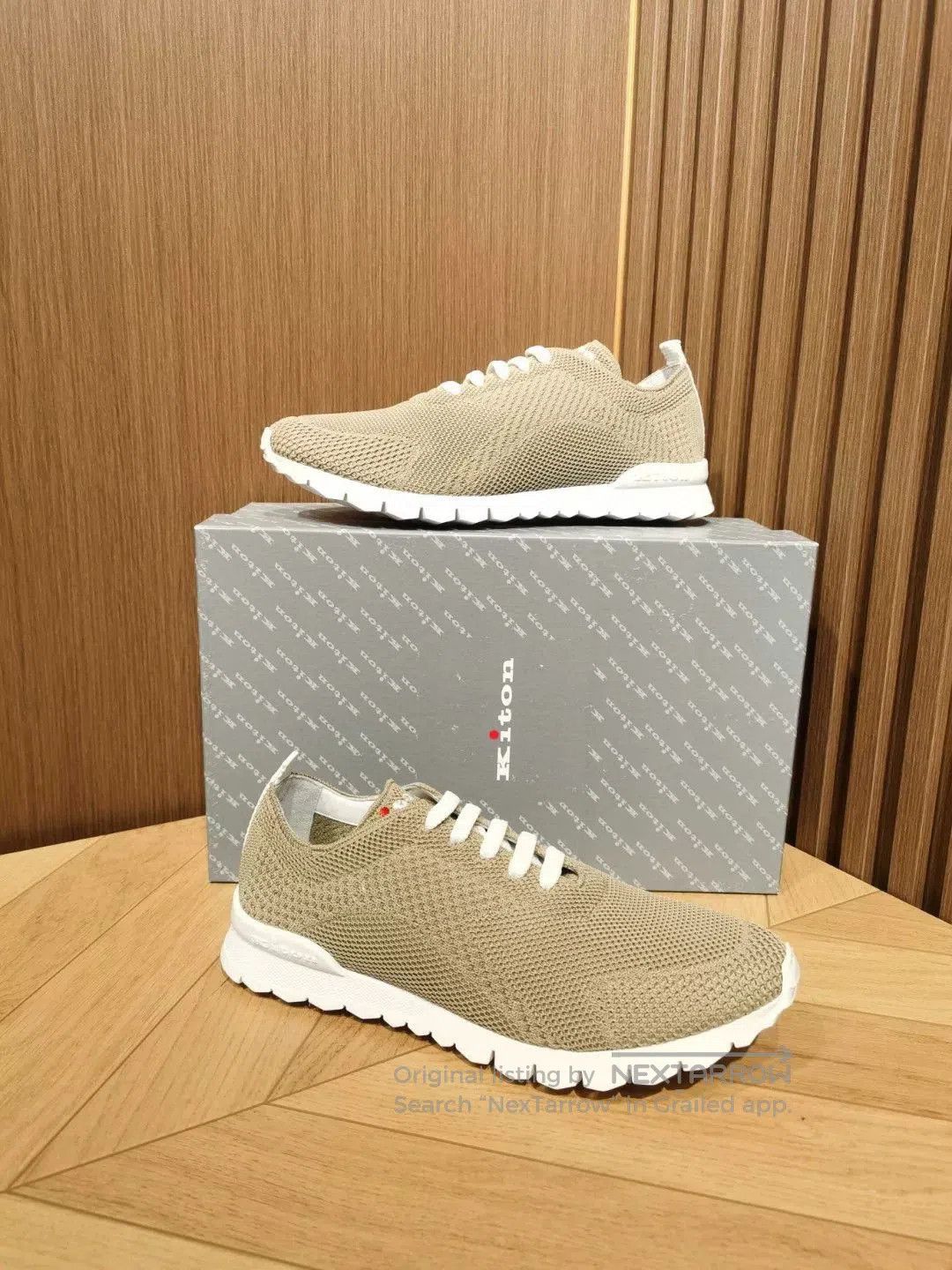 Kiton Kiton Sneakers in Deep Beige Color. Size US 6.5 / EU 39-40 - 1 Thumbnail
