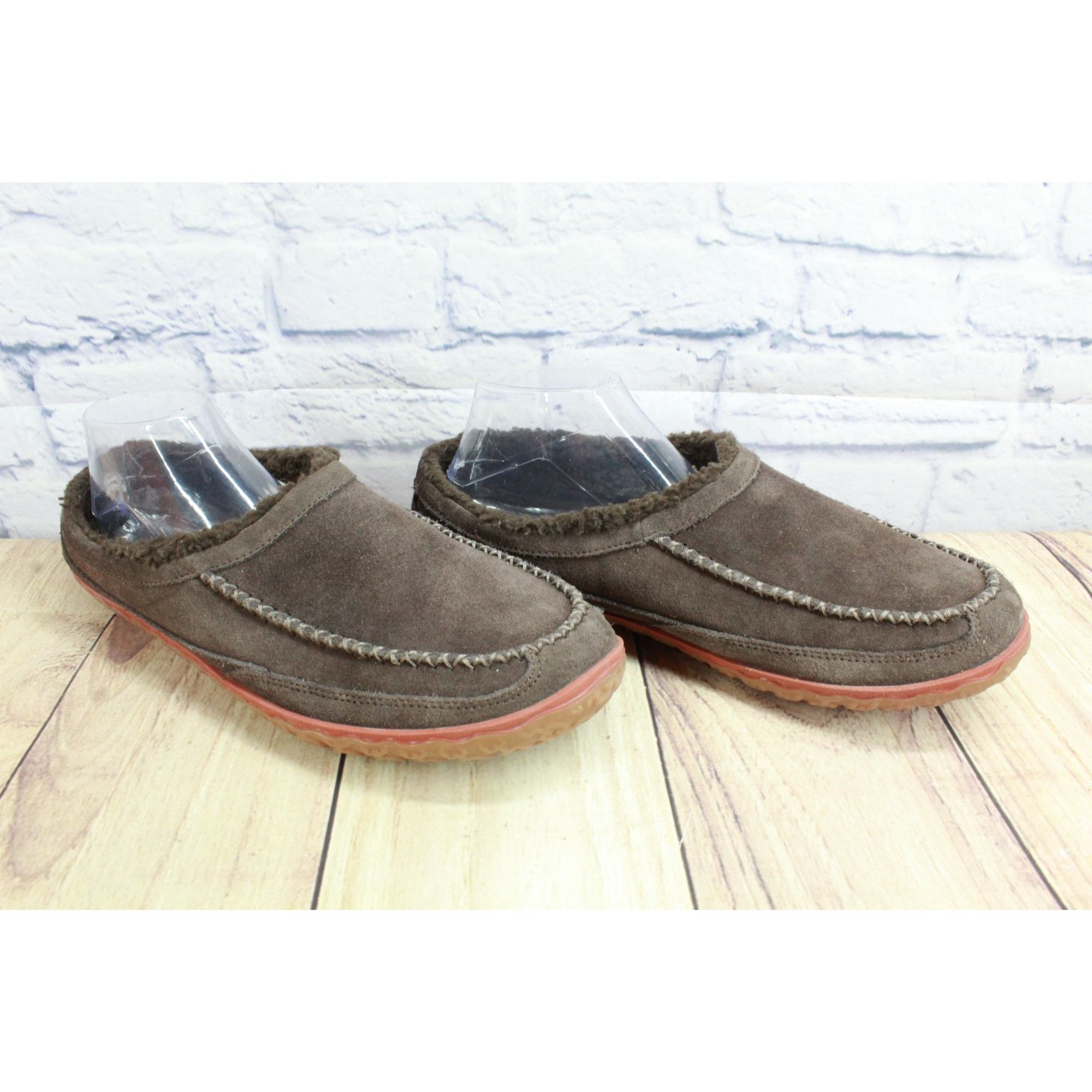 L.L. Bean LL Bean Fleece Lined Nonslip Mountain Slipper Scuffs 12 M Size US 12 / EU 45 - 3 Thumbnail