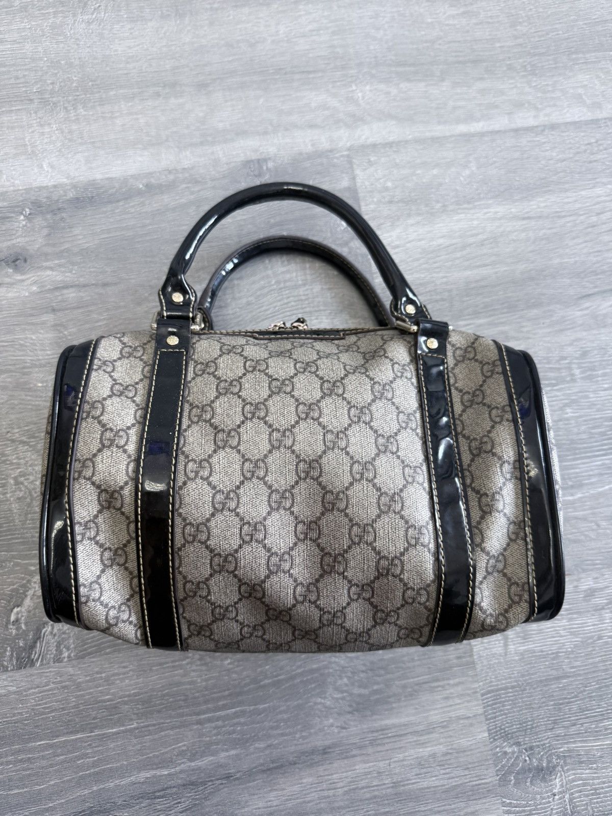 Gucci GUCCI Handbag 269876 Mini Boston GG canvas leather beige Size ONE SIZE - 1 Thumbnail