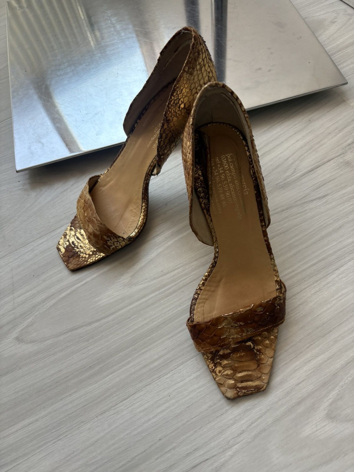 Pedro Garcia Pedro Garcia python snake heels Size US 6.5 / IT 36.5 - 14 Thumbnail