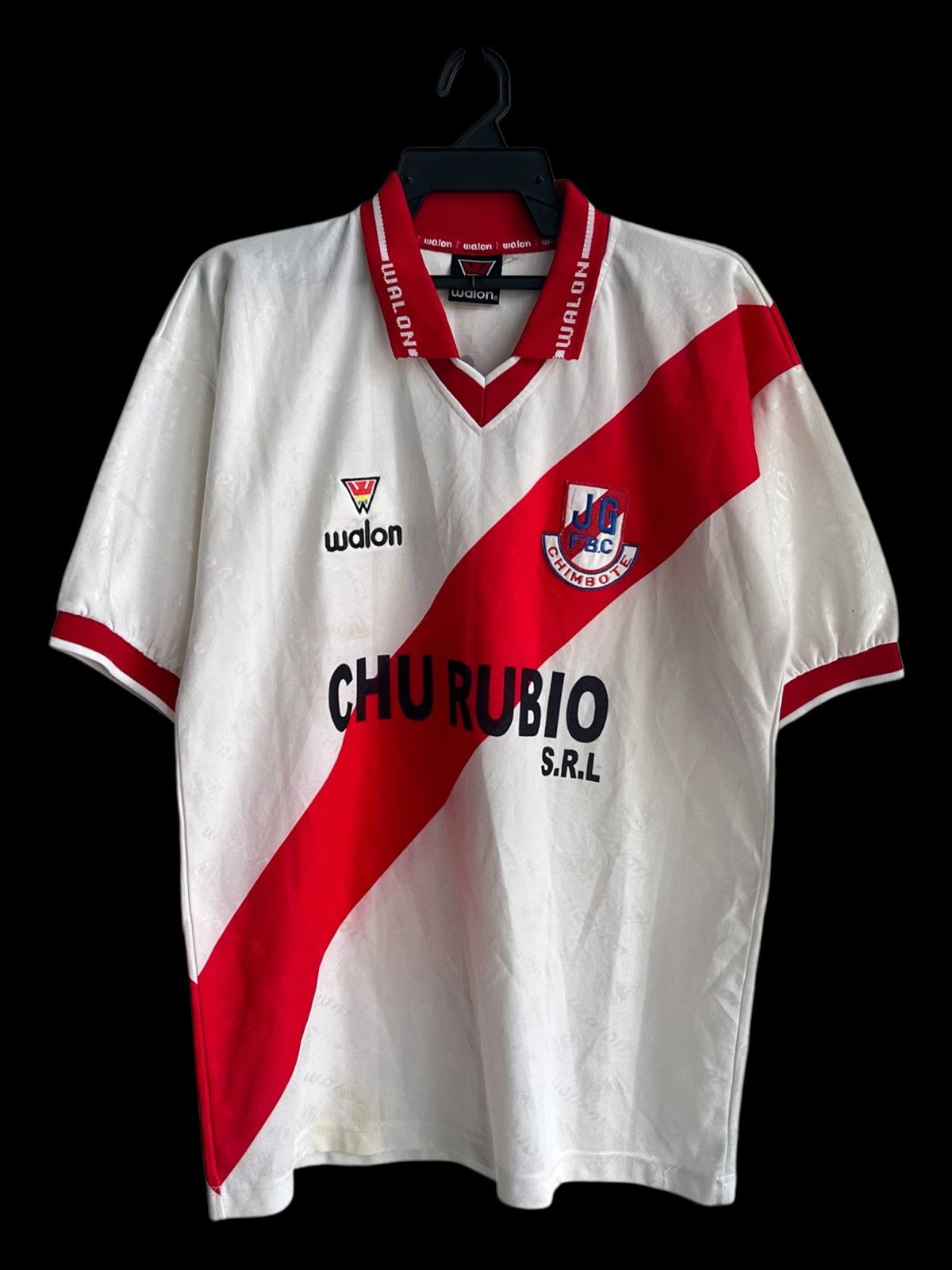 Vintage Original Vintage 01/02 Walon Peru Football Home Jersey Large Size US L / EU 52-54 / 3 - 1 Thumbnail