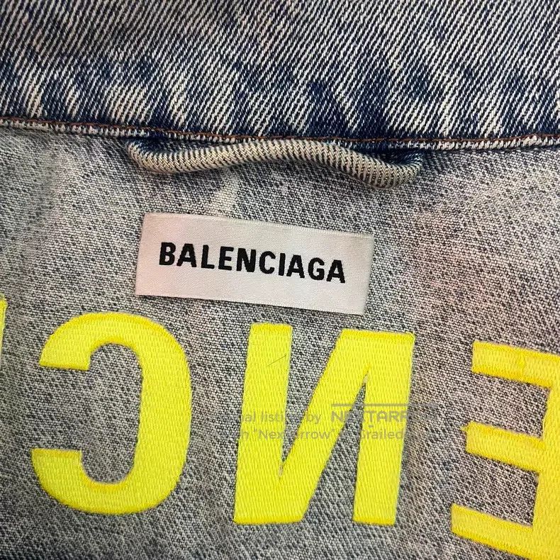 Balenciaga Balenciaga Denim Jacket Size XXS / US 00 / IT 34 - 3 Thumbnail