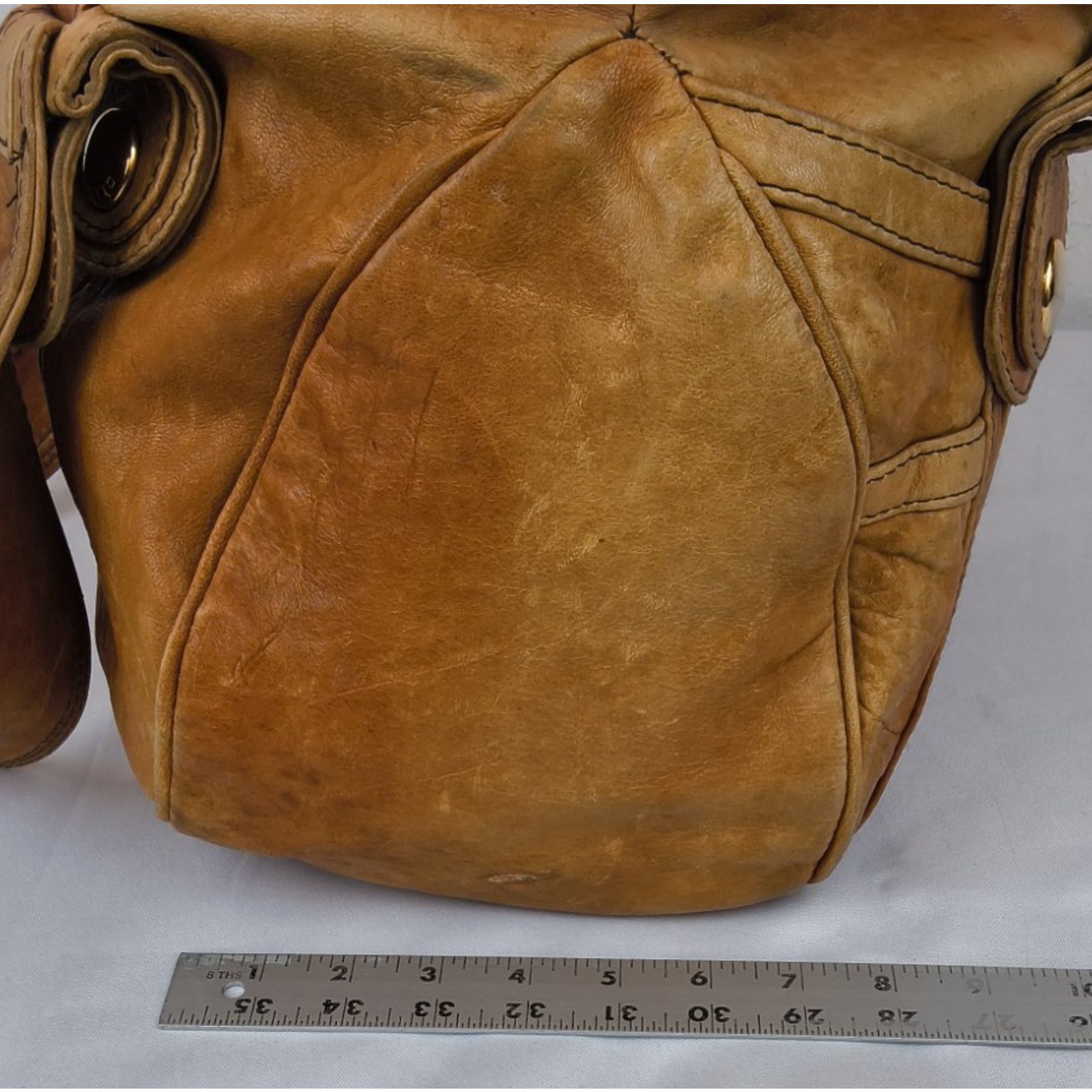 Other Gustto Handbag Brown Leather Hobo Bag Purse Size ONE SIZE - 11 Thumbnail