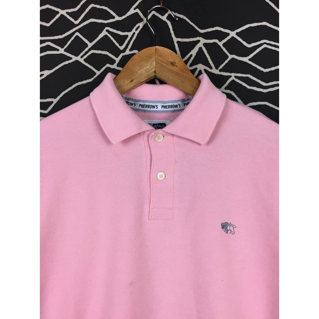 Japanese Brand × Pherrow's Pherrow's Sportswear Authentic Garment Pink Polo Tee Size US S / EU 44-46 / 1 - 3 Thumbnail