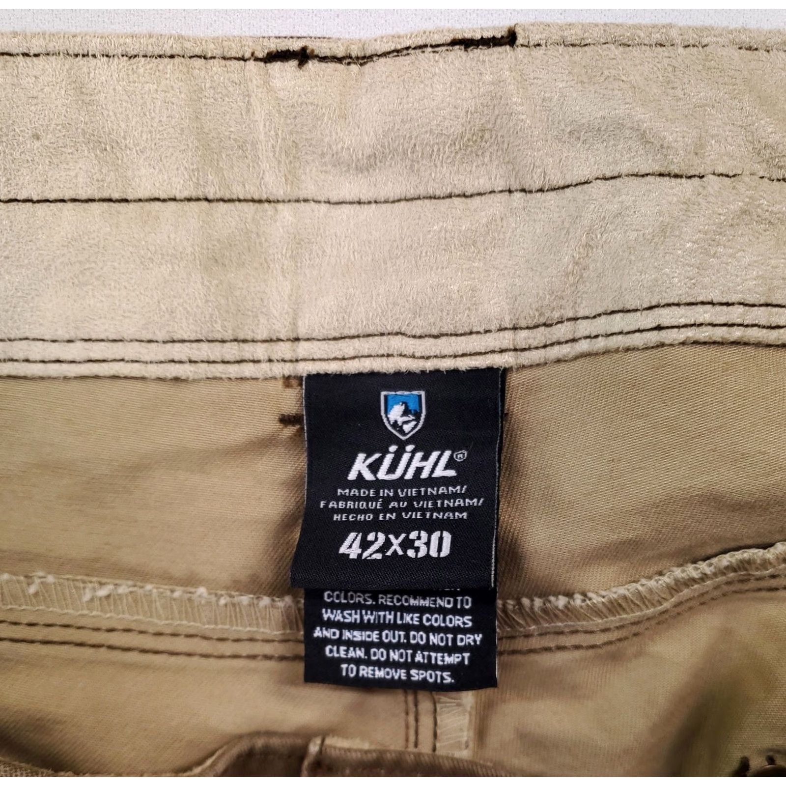 Vintage VINTAGE KÜHL Rydr Jeans Mens 42 x 30 Brown Straight 43 Inseam Patina Dye Size US 43 - 2 Thumbnail