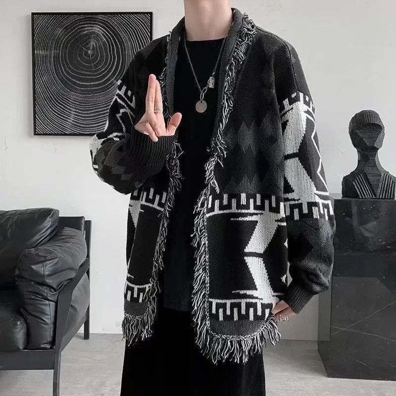 Japanese Brand × Vintage Boho bohemian hippie cardigan streetwear Size US L / EU 52-54 / 3 - 3 Thumbnail