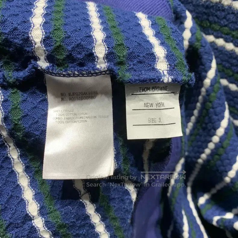 Thom Browne Thom Browne Striped Knit Cardigan Size US L / EU 52-54 / 3 - 8 Thumbnail