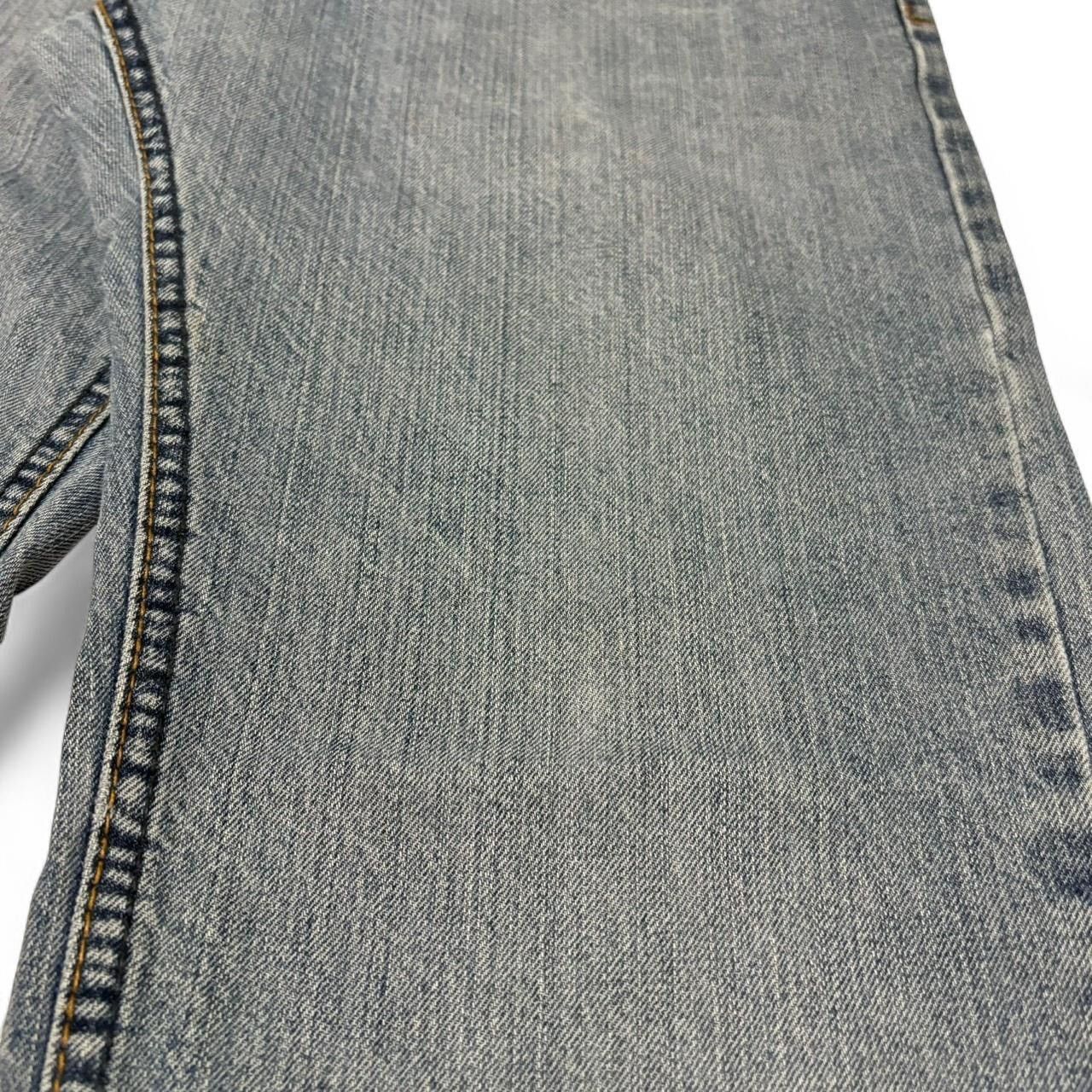 Bullhead Denim Co. × Vintage Vintage Y2K Faded Blue Straight Leg Fit Denim Jeans Size US 30 / EU 46 - 2 Thumbnail