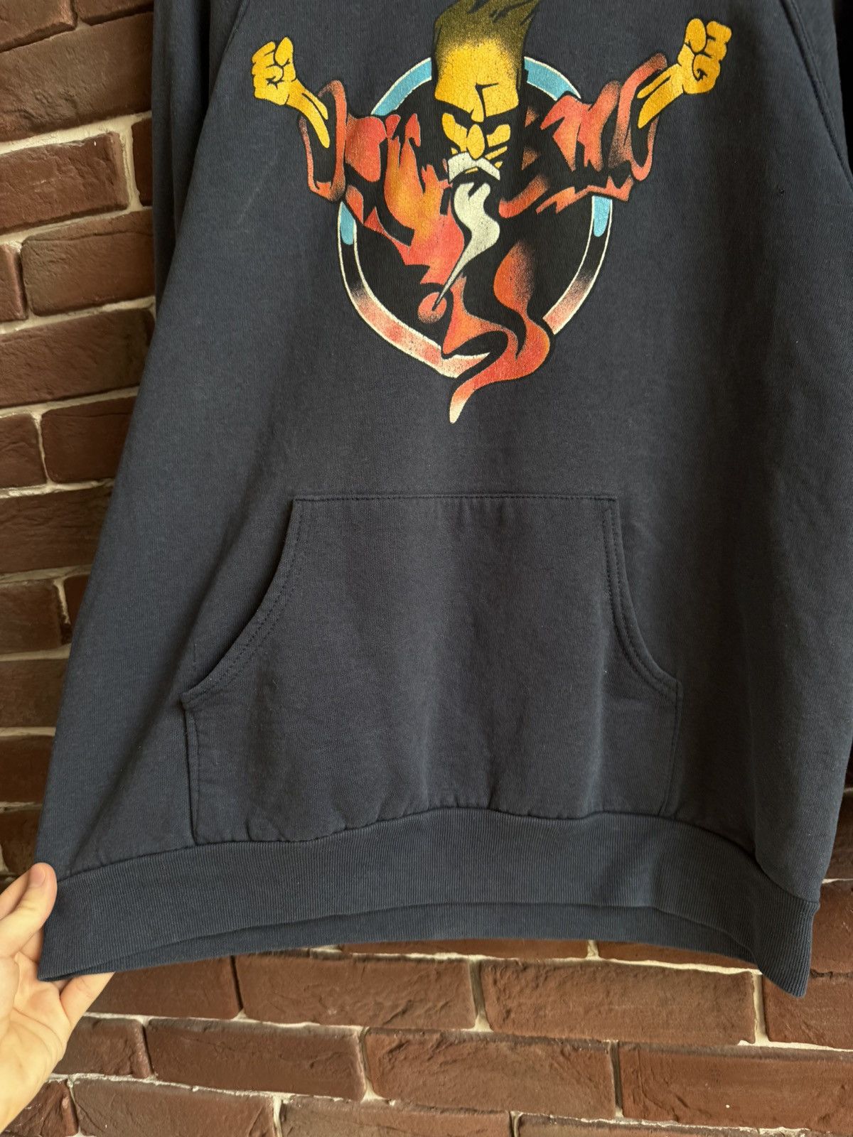 Band Tees Rare 1995 90s Thunderdome Vintage Gabber Band HOODIE Large Size US L / EU 52-54 / 3 - 6 Thumbnail