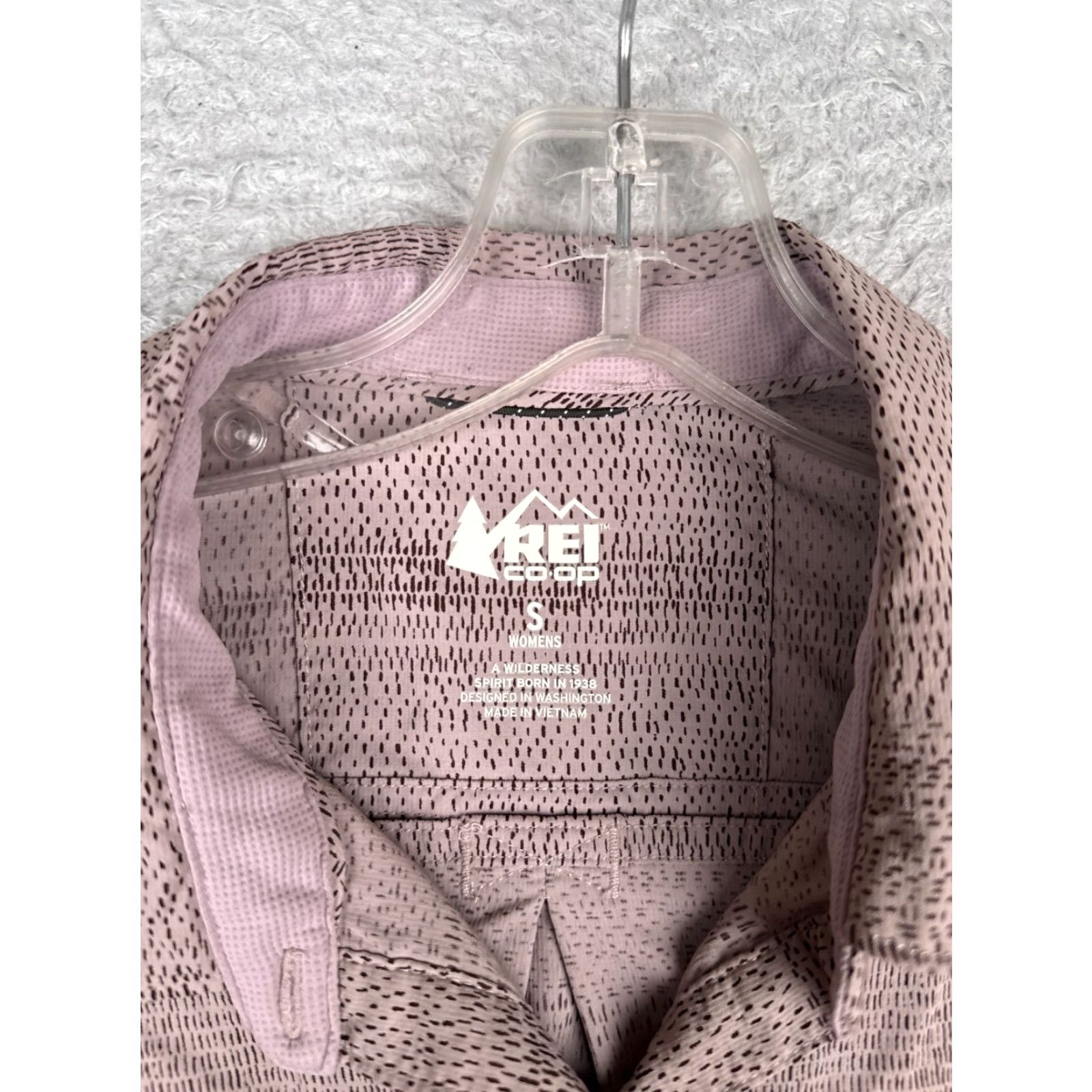 Vintage REI Coop Shirt Women Small Pink Button Up Long Sleeve Cotton Fish Angler Hike Size S / US 4 / IT 40 - 6 Thumbnail