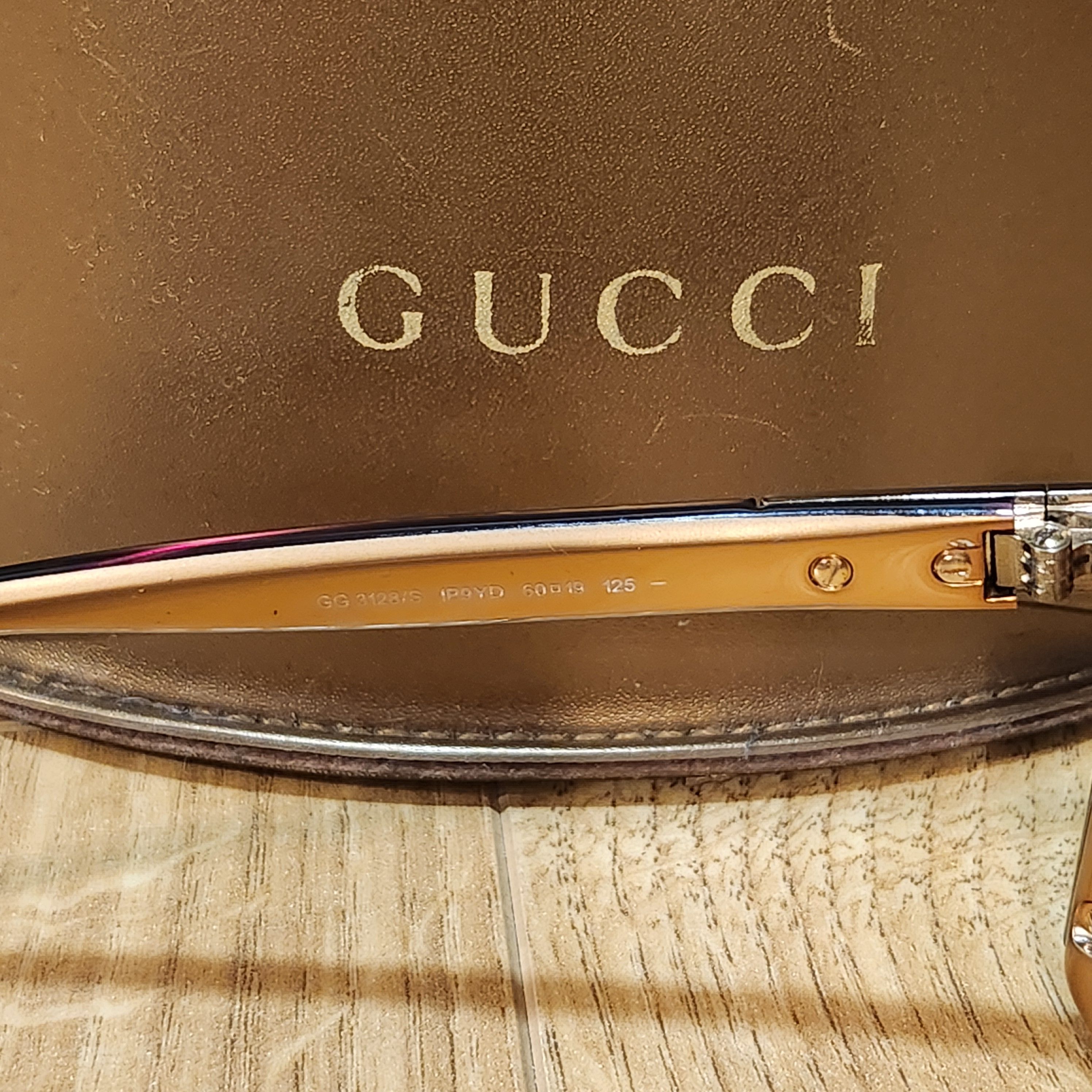 Gucci × Tom Ford × Vintage Gucci 3128/s logo sunglasses Size ONE SIZE - 4 Thumbnail