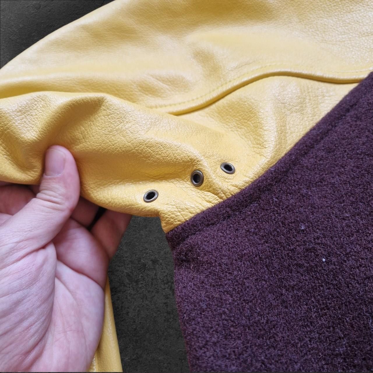 Beams Plus Mens beams+ brown and golden yellow varsity jacket Size US M / EU 48-50 / 2 - 4 Thumbnail