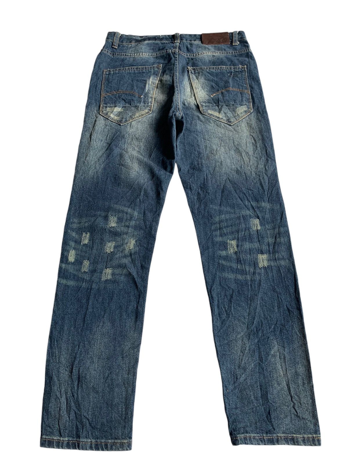 G-Star × Jean G-STAR RAW 3301 RARE DESIGN DISTRESSED DENIM Size US 33 - 3 Thumbnail