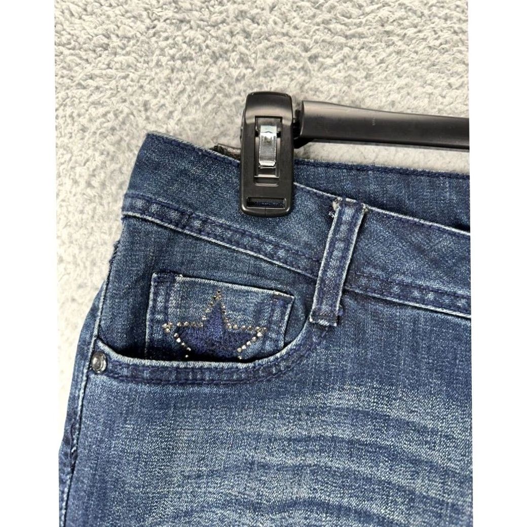Vintage Peoples Liberation Jeans Women 29 Blue Distressed Bootcut Denim Pants Ladies NEW Size 29" - 5 Thumbnail