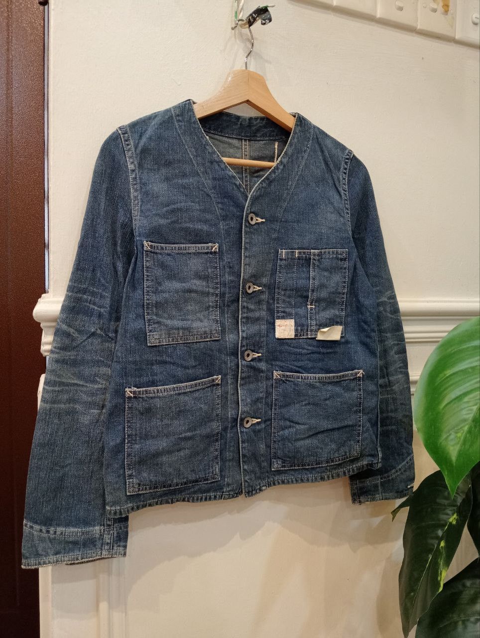 Japanese Brand HEADLIGHT JAPAN BEAMS DENIM JACKET - BOYS Size US XS / EU 42 / 0 - 1 Thumbnail