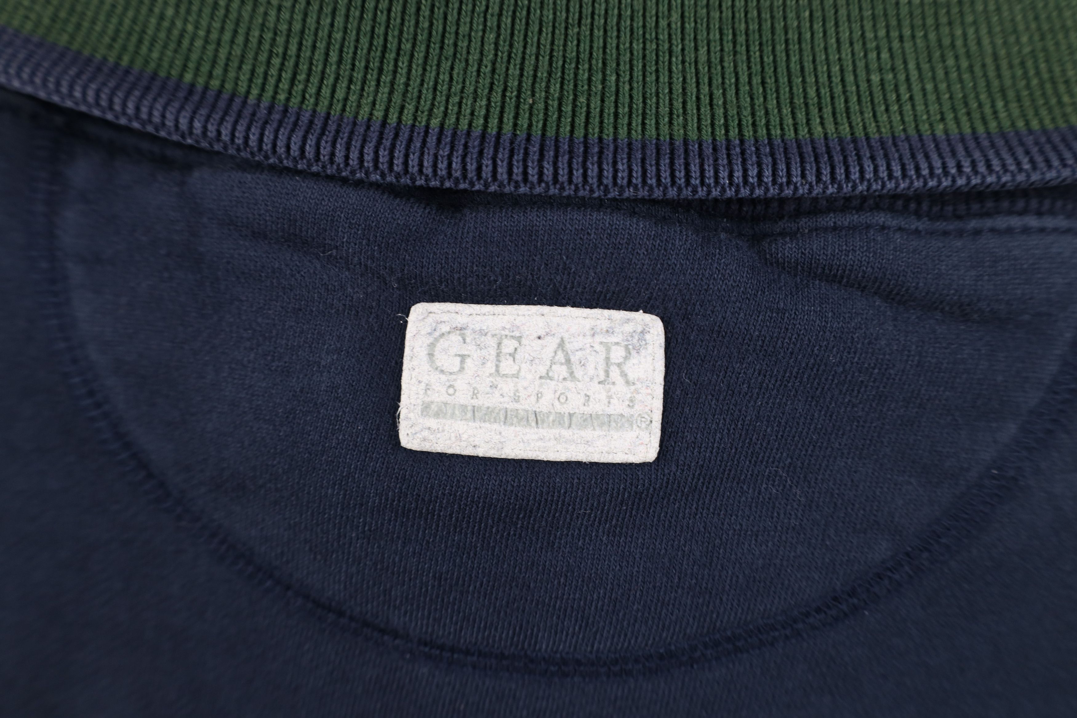 Vintage Vintage 90s Streetwear Alaska Turtleneck Sweatshirt Blue Size XL / US 12-14 / IT 48-50 - 12 Thumbnail