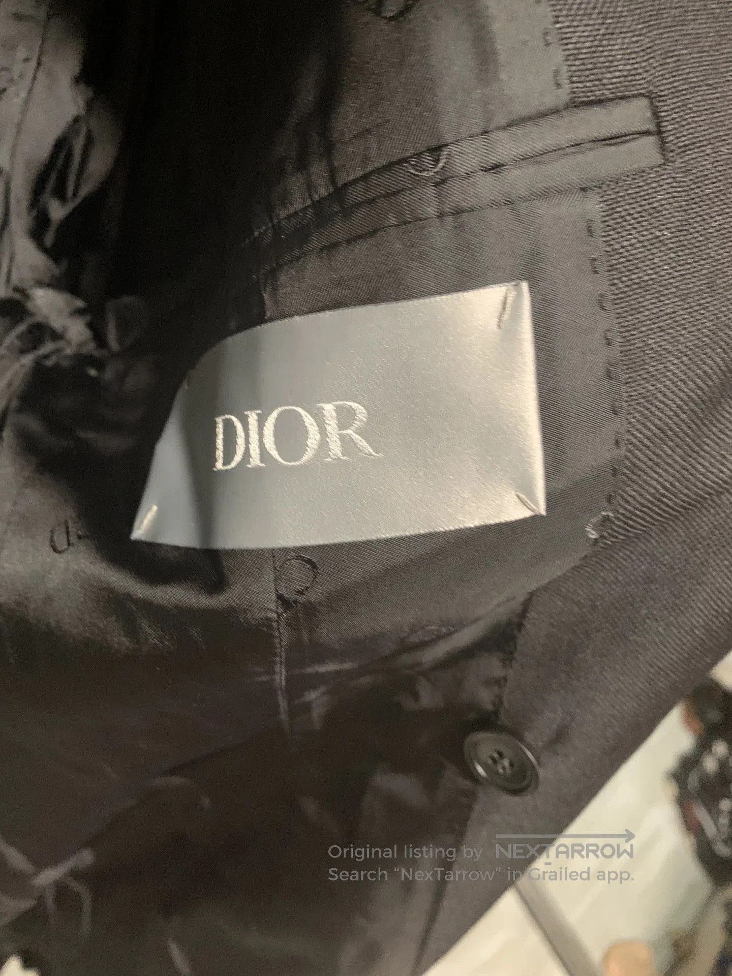 Dior classic black wool coat by dior homme. Size US M / EU 48-50 / 2 - 3 Thumbnail