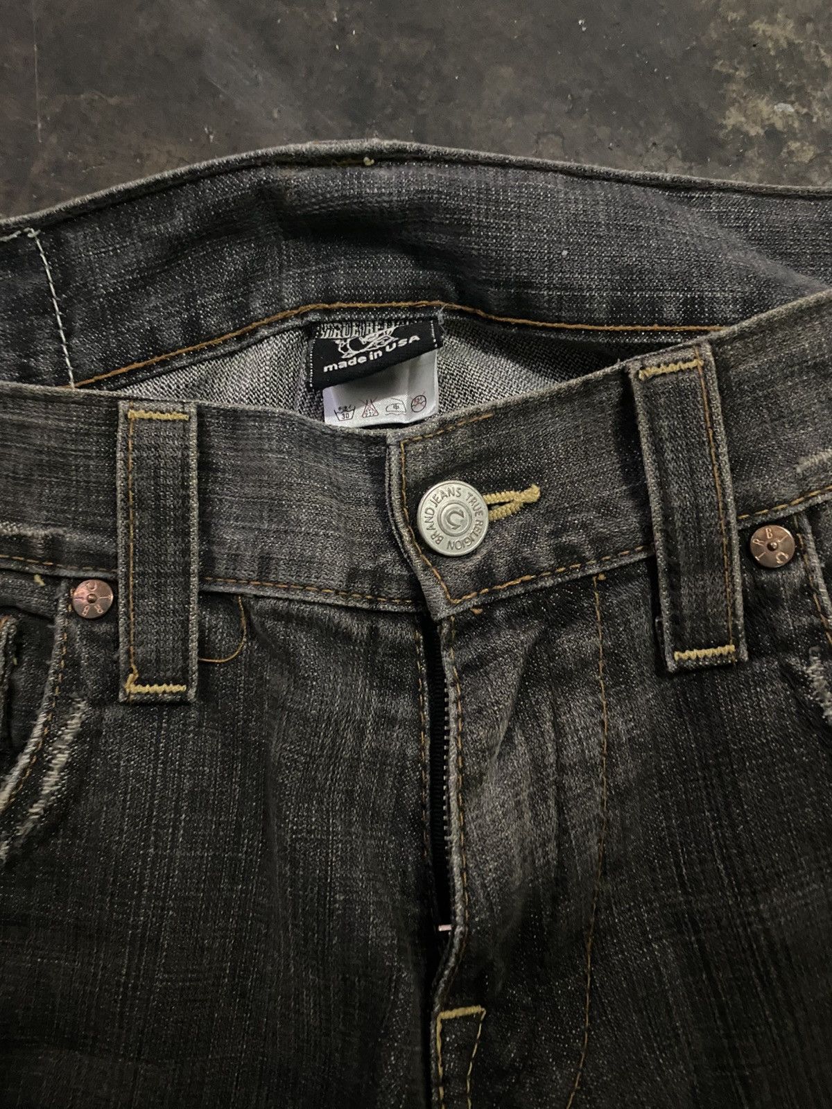 If Six Was Nine × Le Grande Bleu (L.G.B.) × True Religion True religion flared denim jeans Size US 34 / EU 50 - 4 Thumbnail