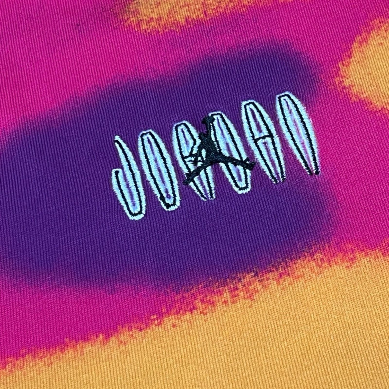 Jordan Brand Nike Jordan Flight MVP 85 Orange Purple Pink Tee- Shirt Size US L / EU 52-54 / 3 - 6 Thumbnail