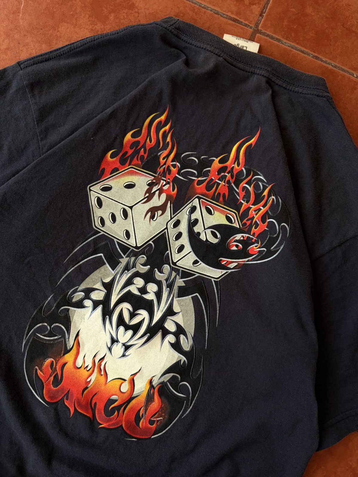 JNCO Vintage jnco flamed dice tee Size US L / EU 52-54 / 3 - 4 Thumbnail