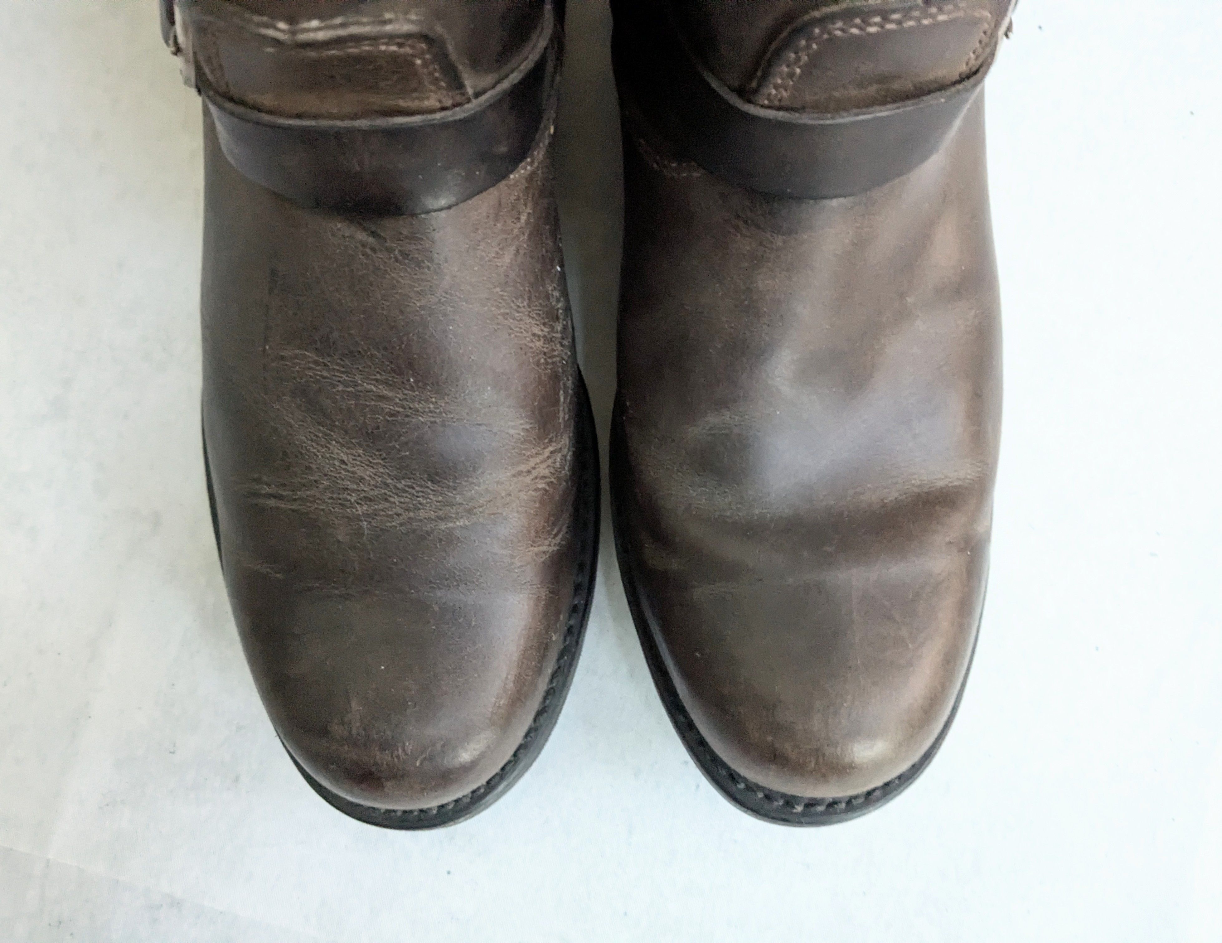 Frye Frye Engineer Boots Brown Leather 13 M Buckle Size US 13 / EU 46 - 3 Thumbnail